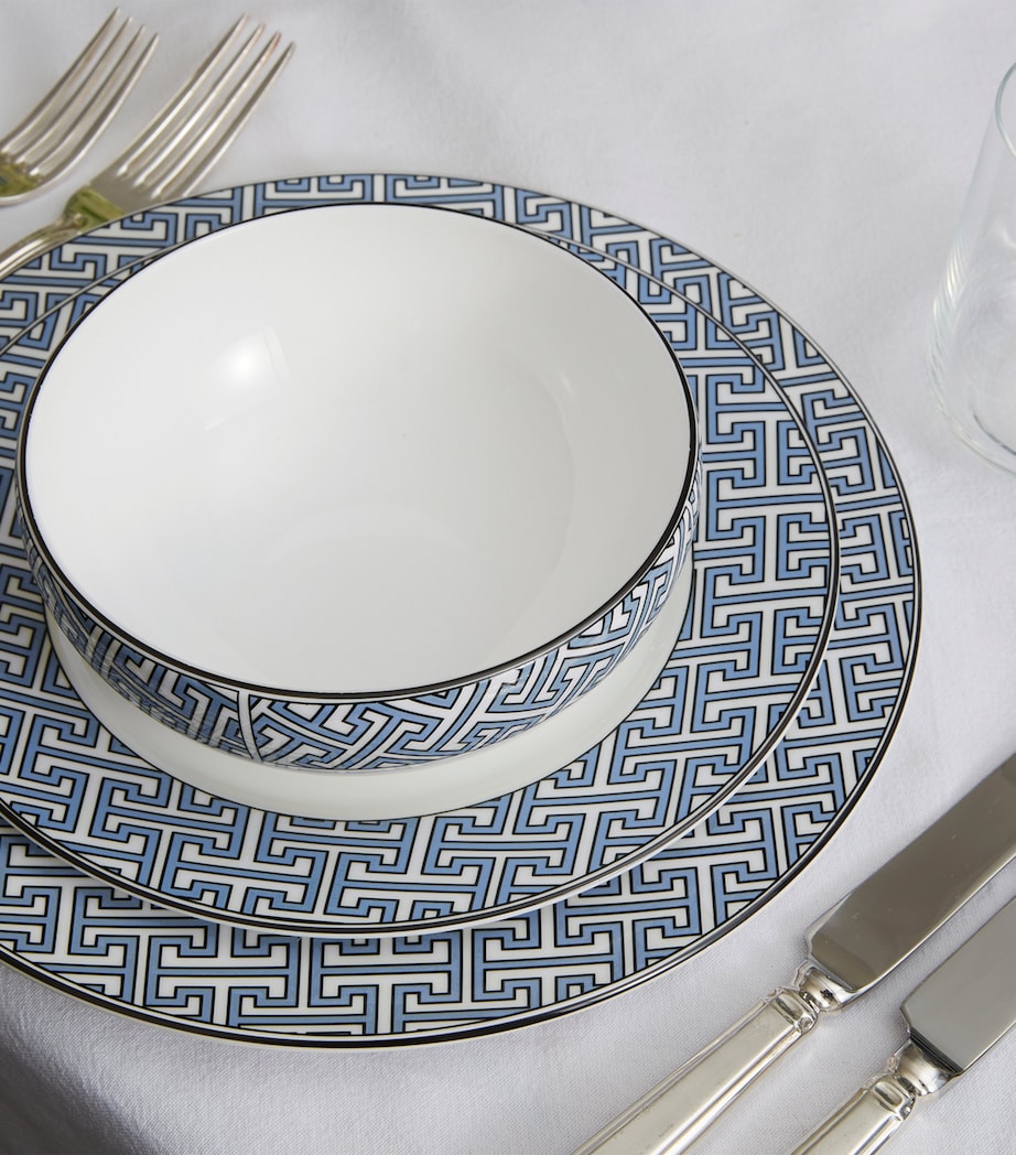 Maze Breakfast Bowl (15cm) BLUE Image 3