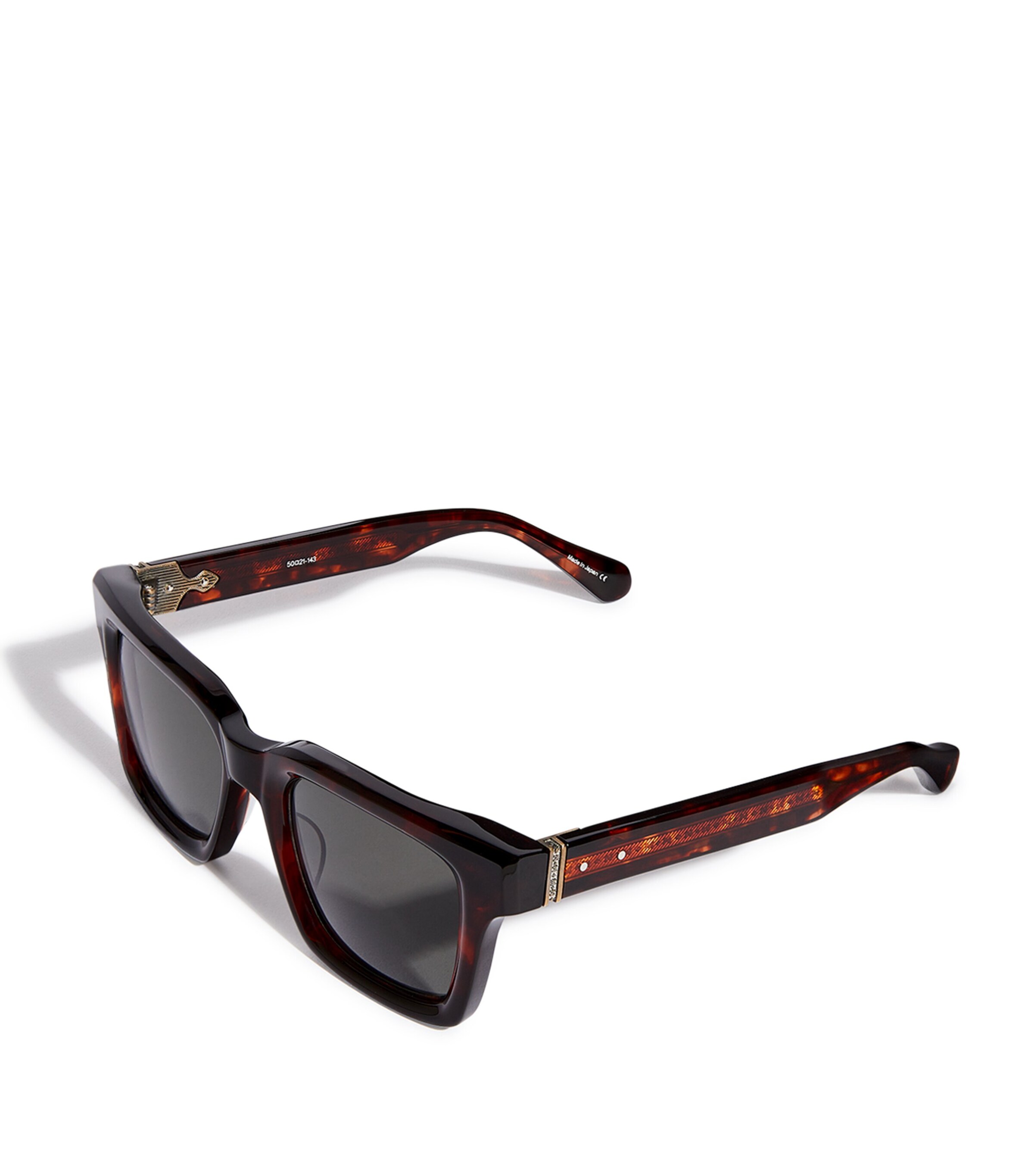Square M1033 Sunglasses DARK BROWN DEMI Image 4