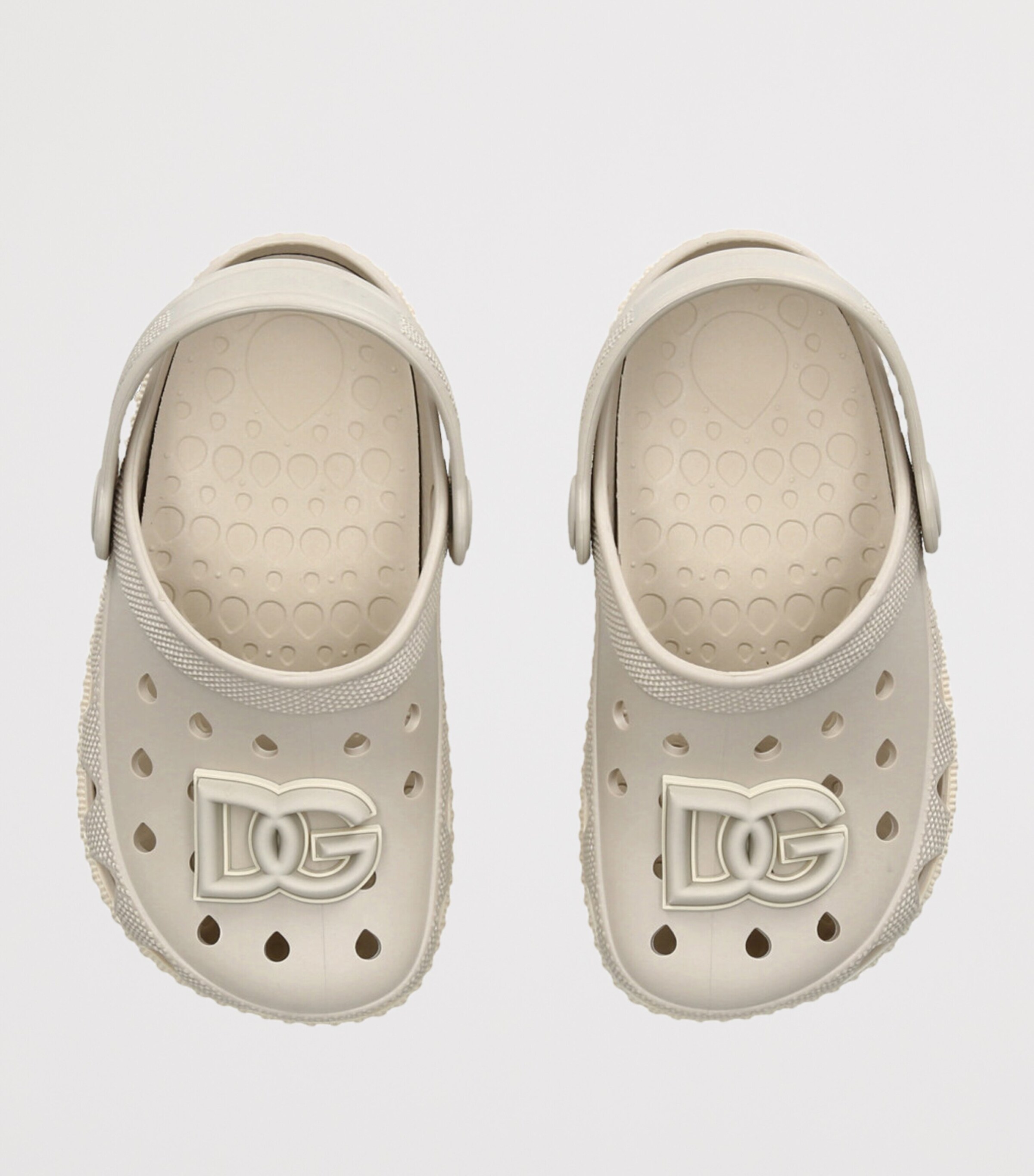 Dolce&Gabbana Kids Logo Clogs Beige Image 4