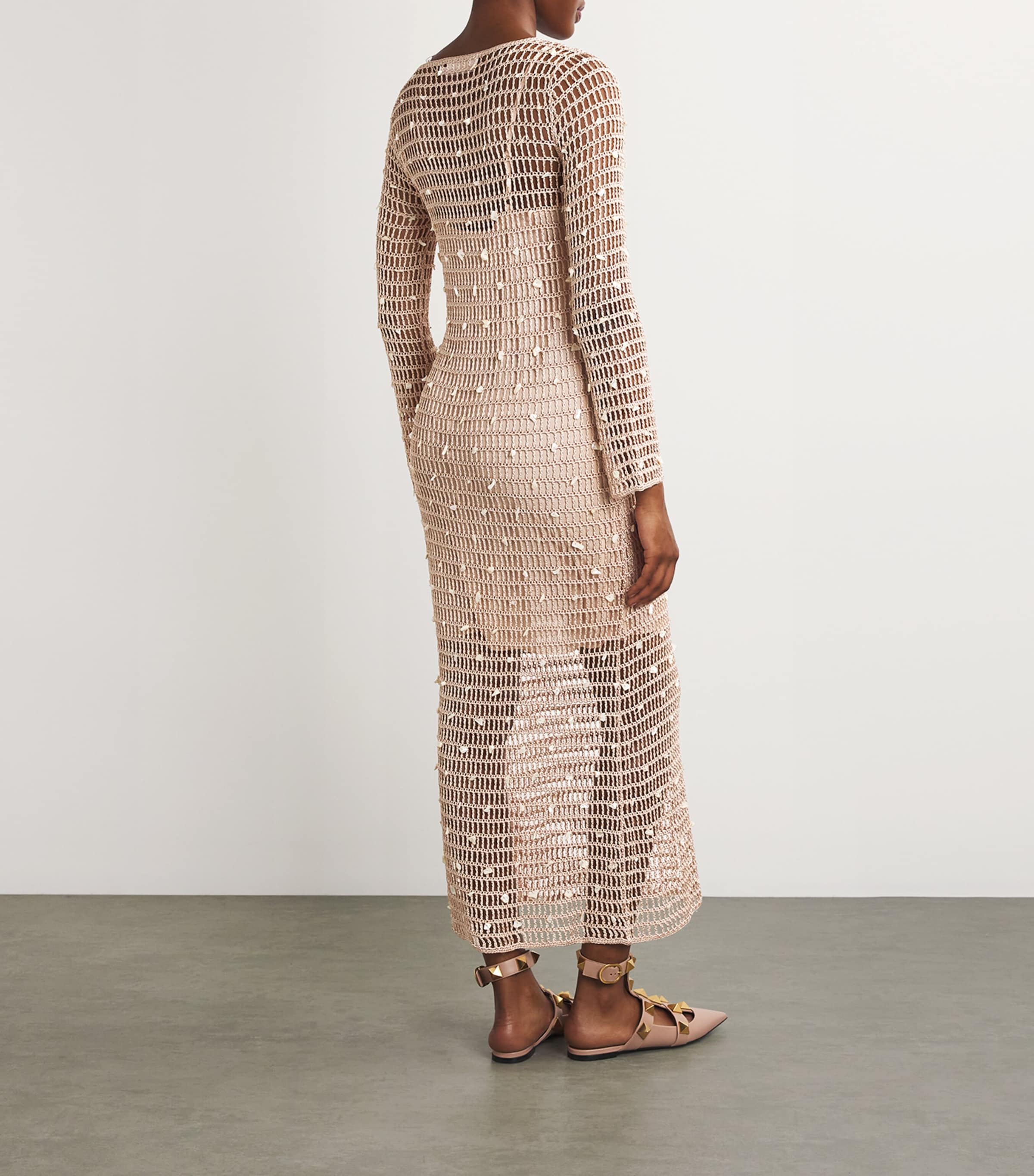 white christmas dresses ZIMMERMANN Crochet Lace Ruffle Dress main image 0