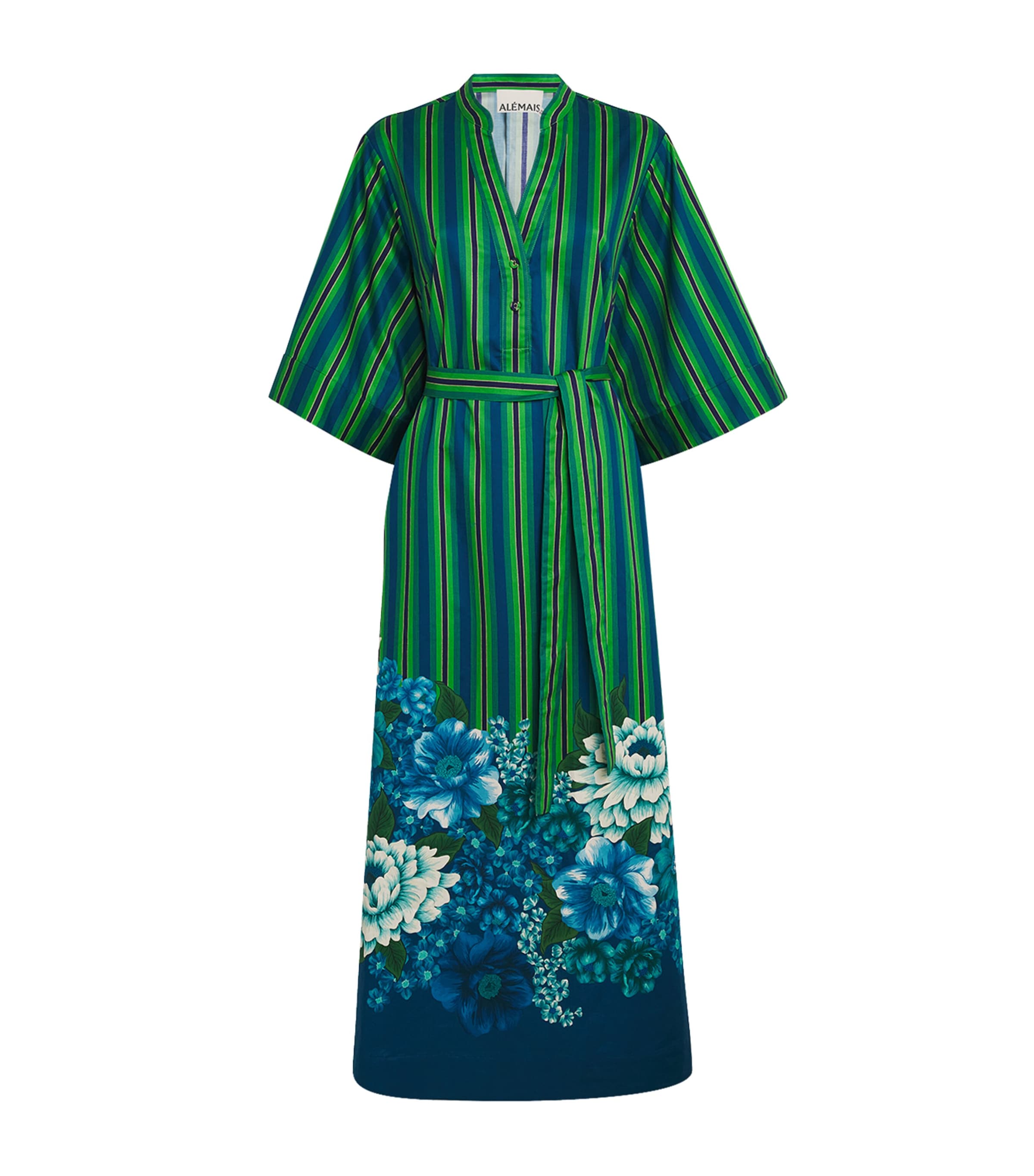 ALEMAIS Womens Organic Cotton Margo Mini Shirt Dress Image 1