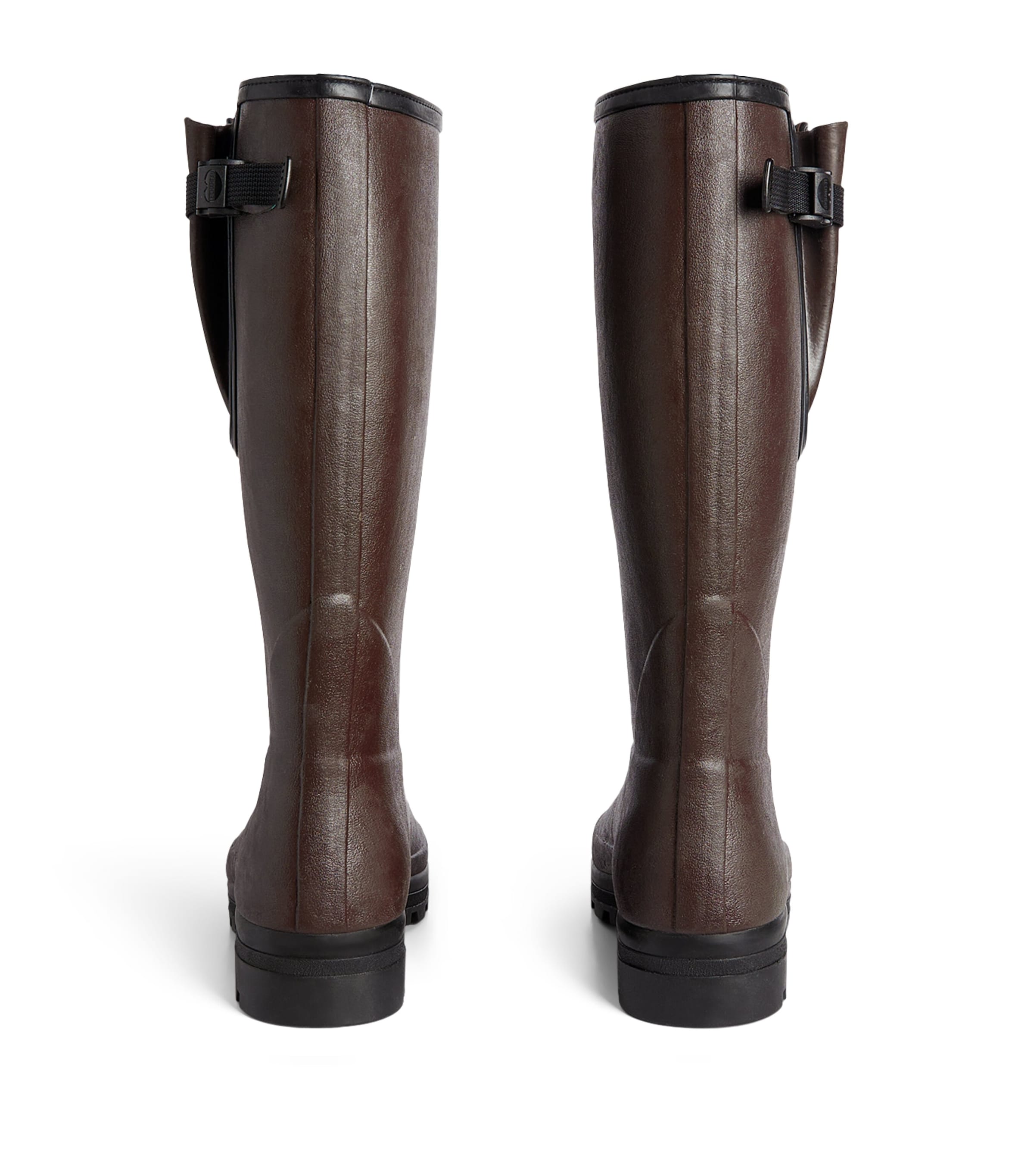 Neoprene-Lined Vierzonord Wellington Boots MARRON FONCÉ 0101 Image 3
