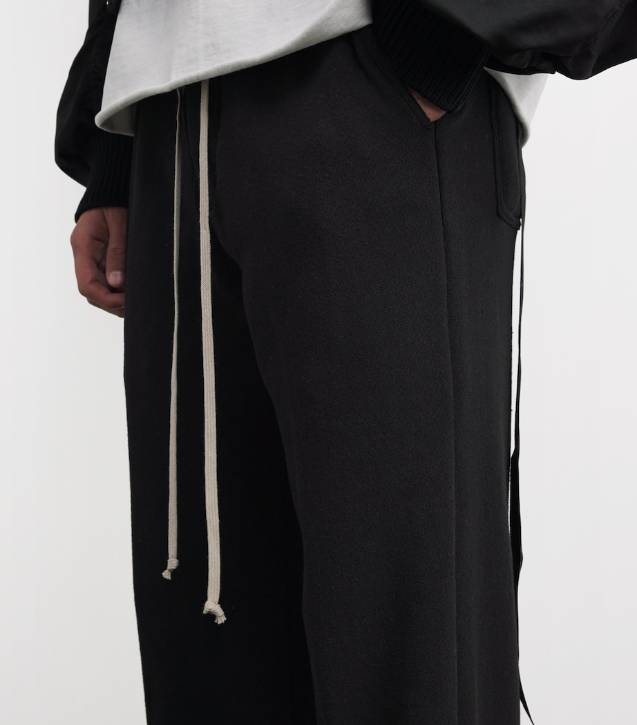 Rick Owens Mens Organic Cotton Dietrich Sweatpants Black/ Image 3