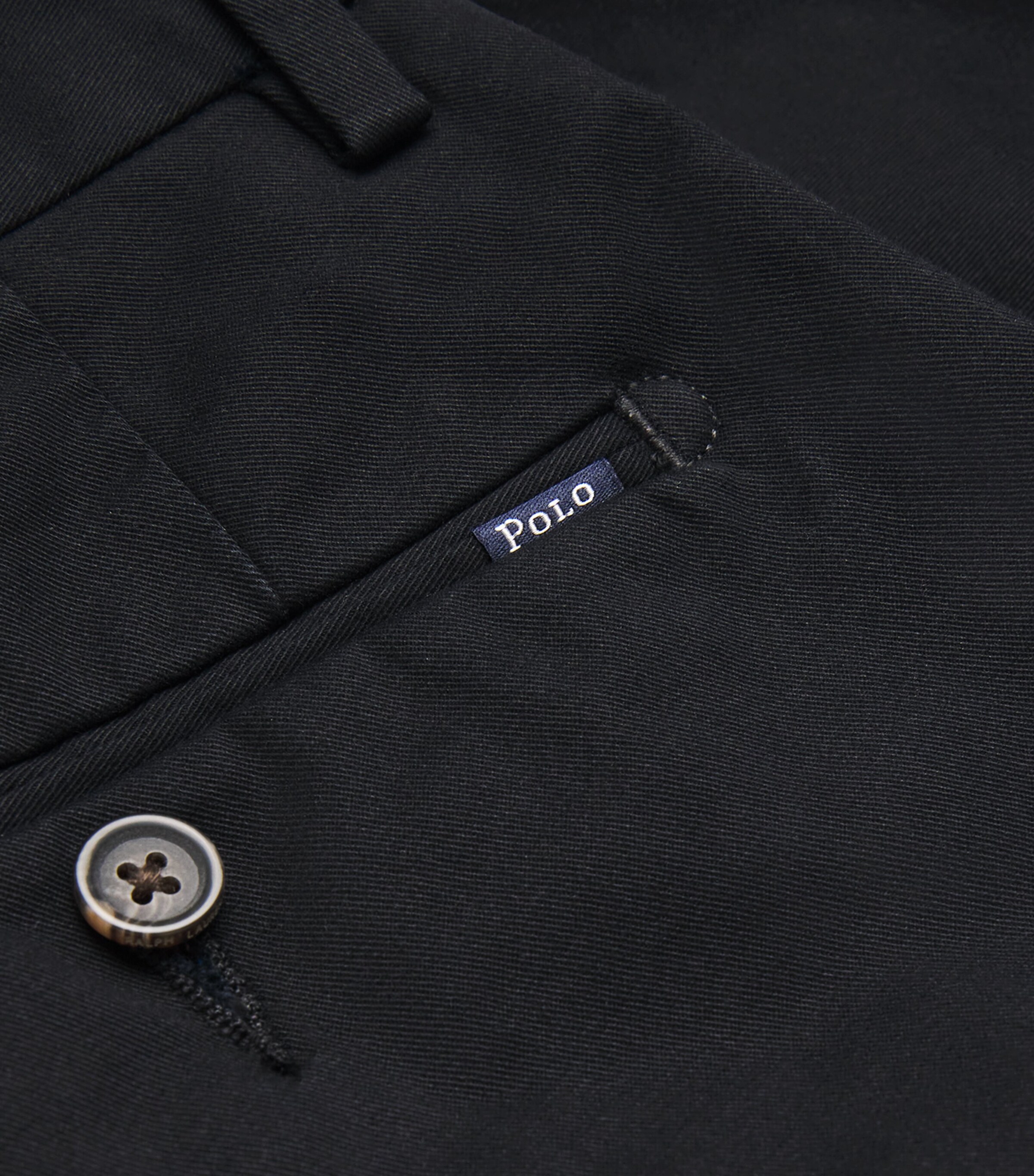 Polo Ralph Lauren Mens Stretch-Cotton Slim Chinos Polo Black Image 5
