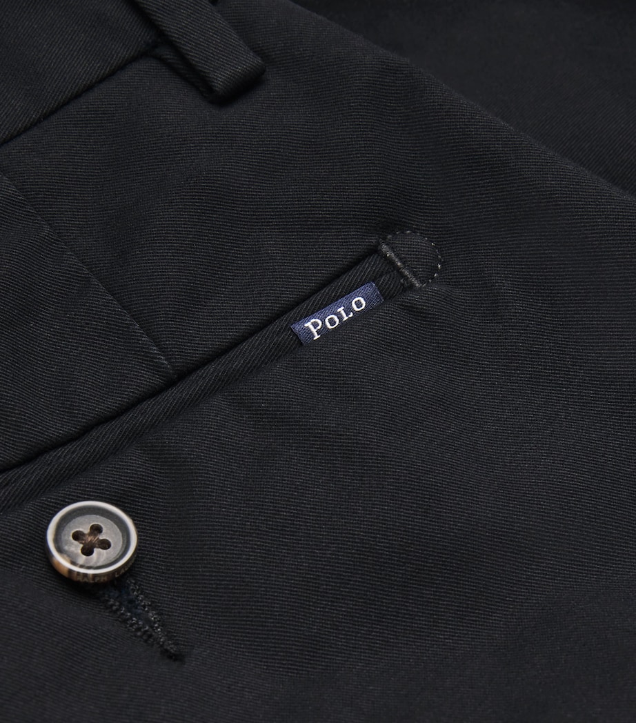 Polo Ralph Lauren Mens Stretch-Cotton Slim Chinos Polo Black Image 5