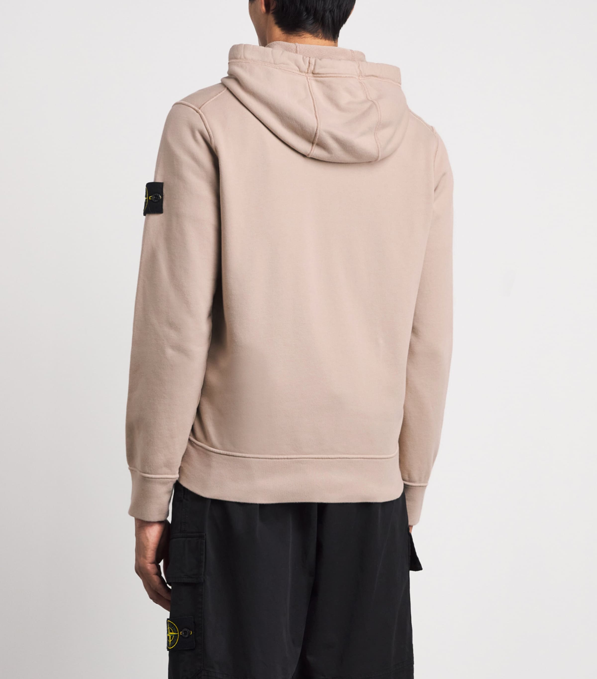 Stone Island Mens Organic Cotton Zip-Up Hoodie Image 5
