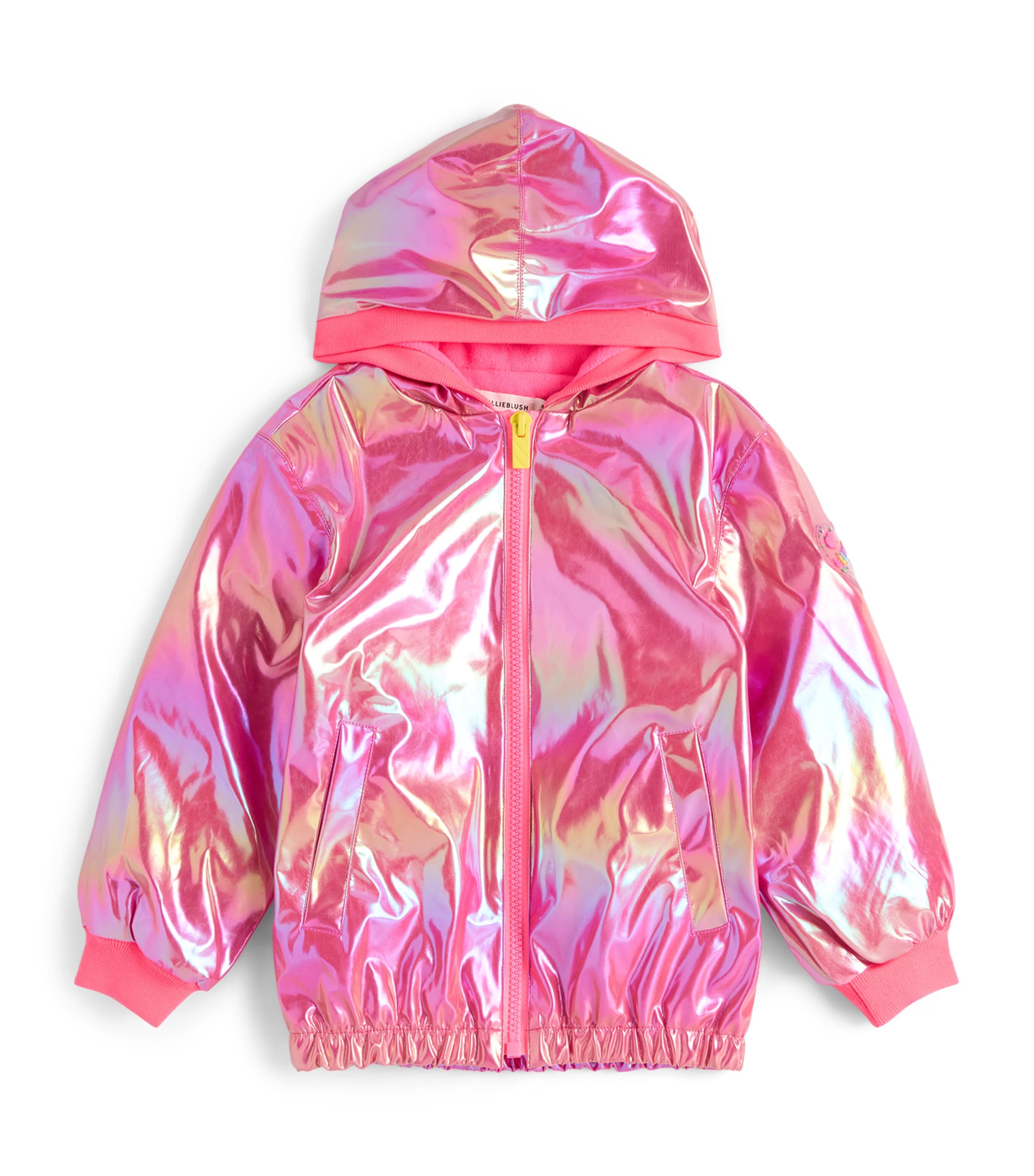 Billieblush Irridescent Raincoat (2-12 Years) Pink Image 1