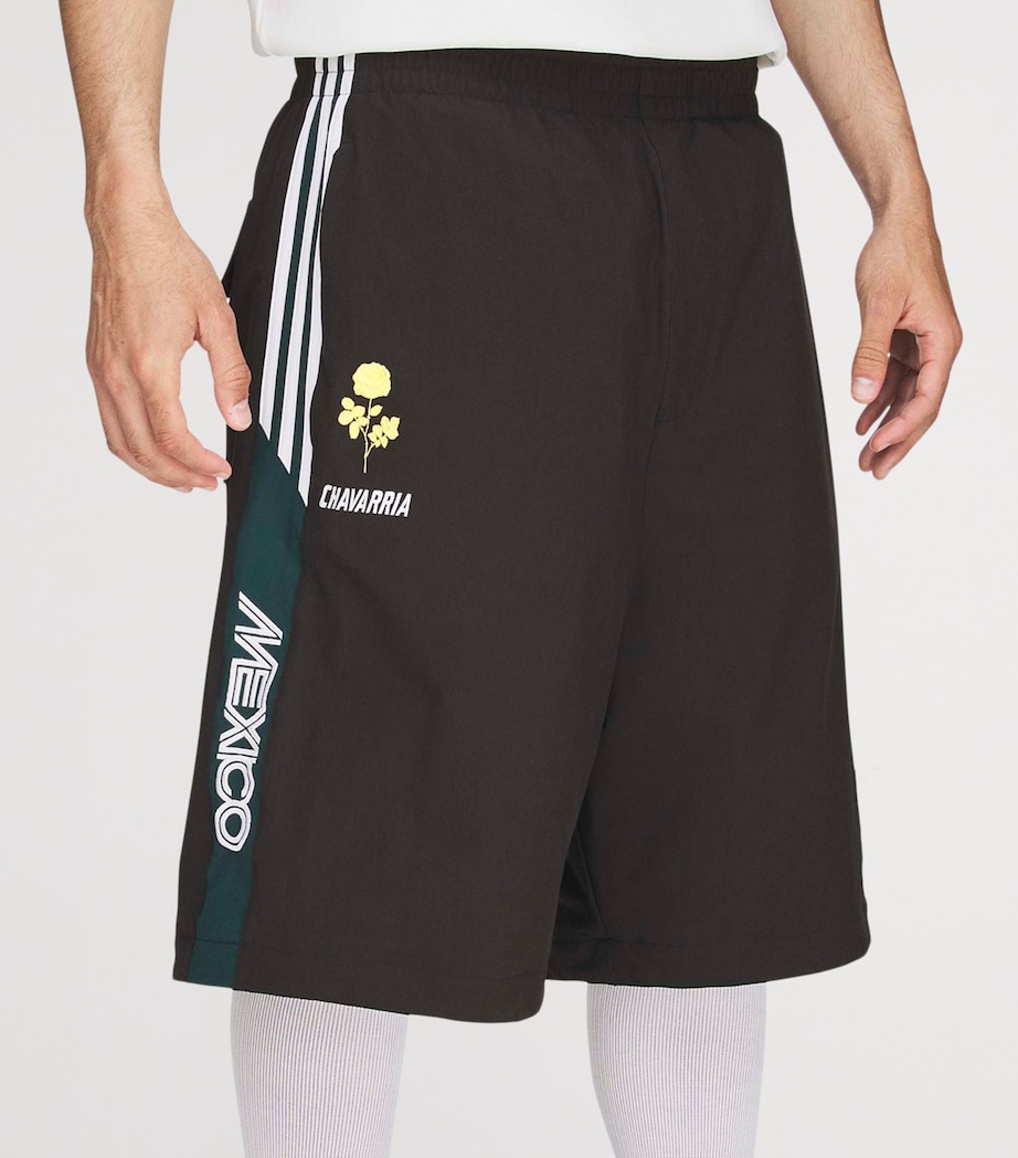 Willy Chavarria Mens x adidas Originals Anthem Oversized Sweatpants Black Image 8