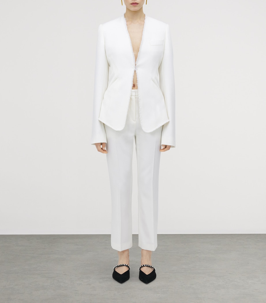 Wool Deconstructed Peplum Jacket 9015 Image 2