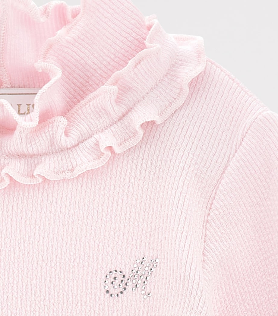 Embellished Ruffled Sweater (6-36 Months) ROSA FAIRYTALE Image 3