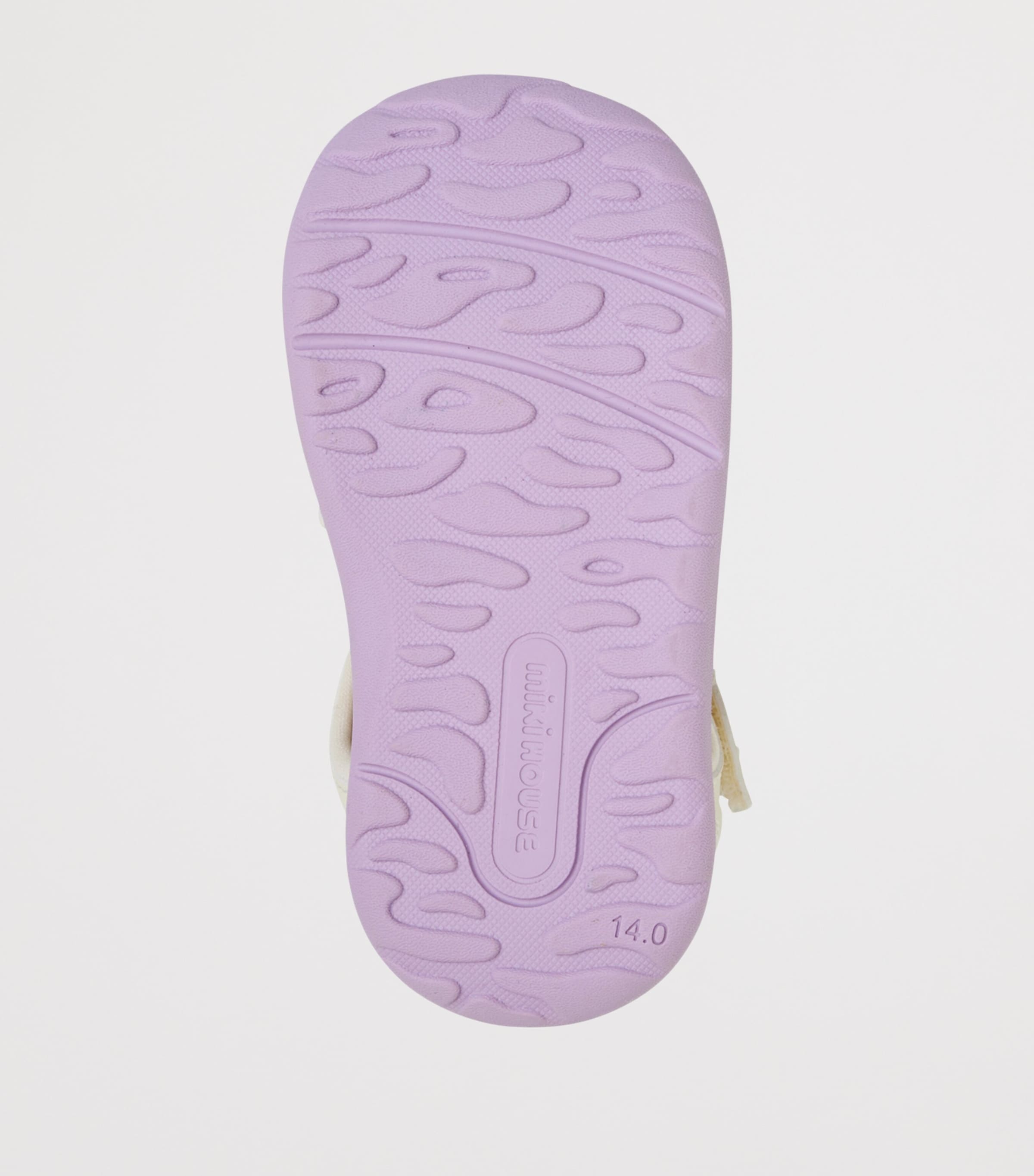 Miki House Mesh-Panel Velcro Sandals Image 6