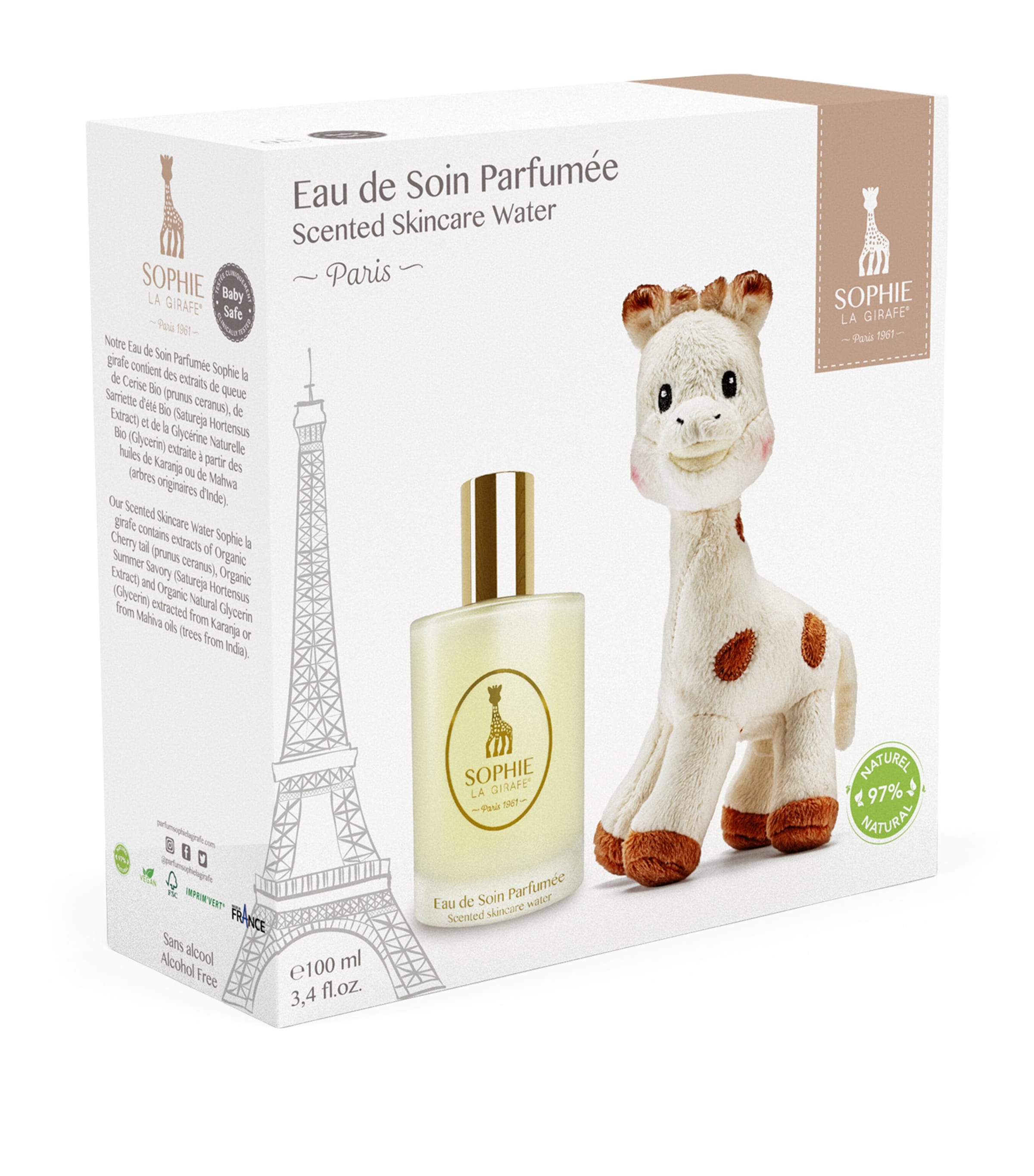 Skincare Water and Plush Toy Set YELLOW Image 3