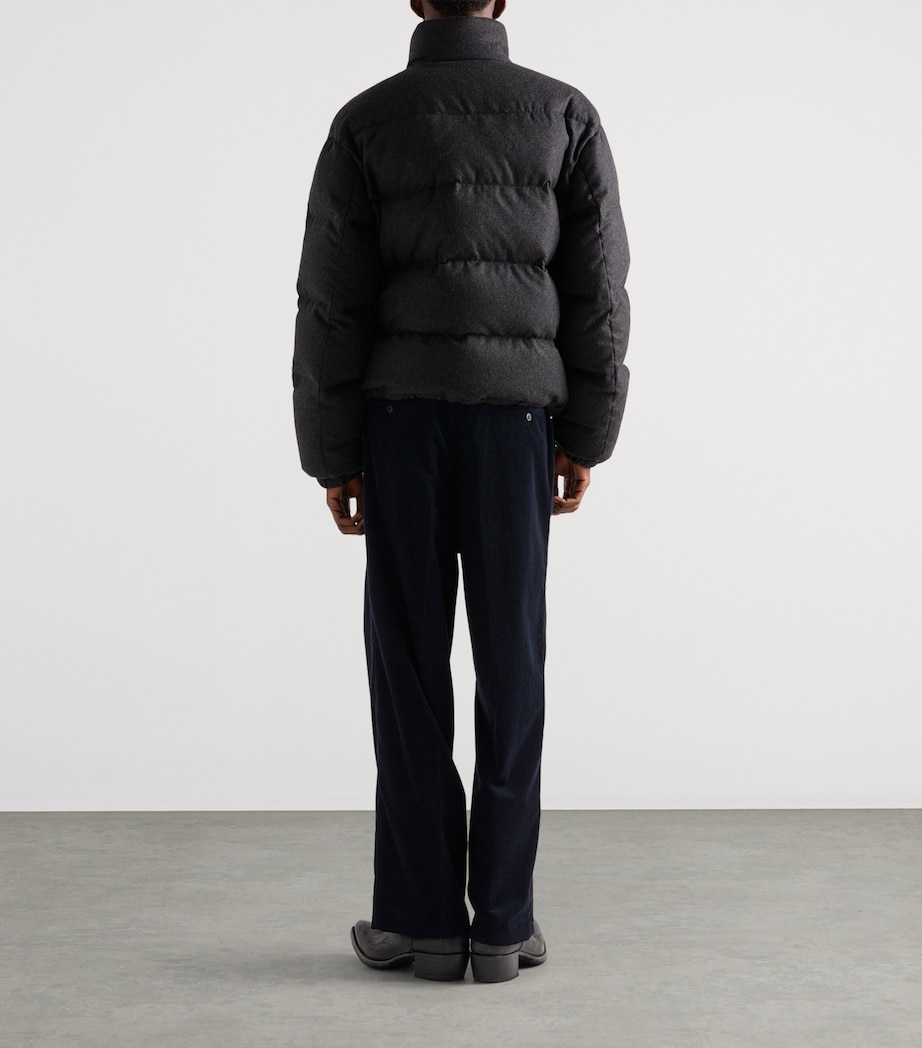 Cashmere-Down Puffer Coat F0308 Image 5