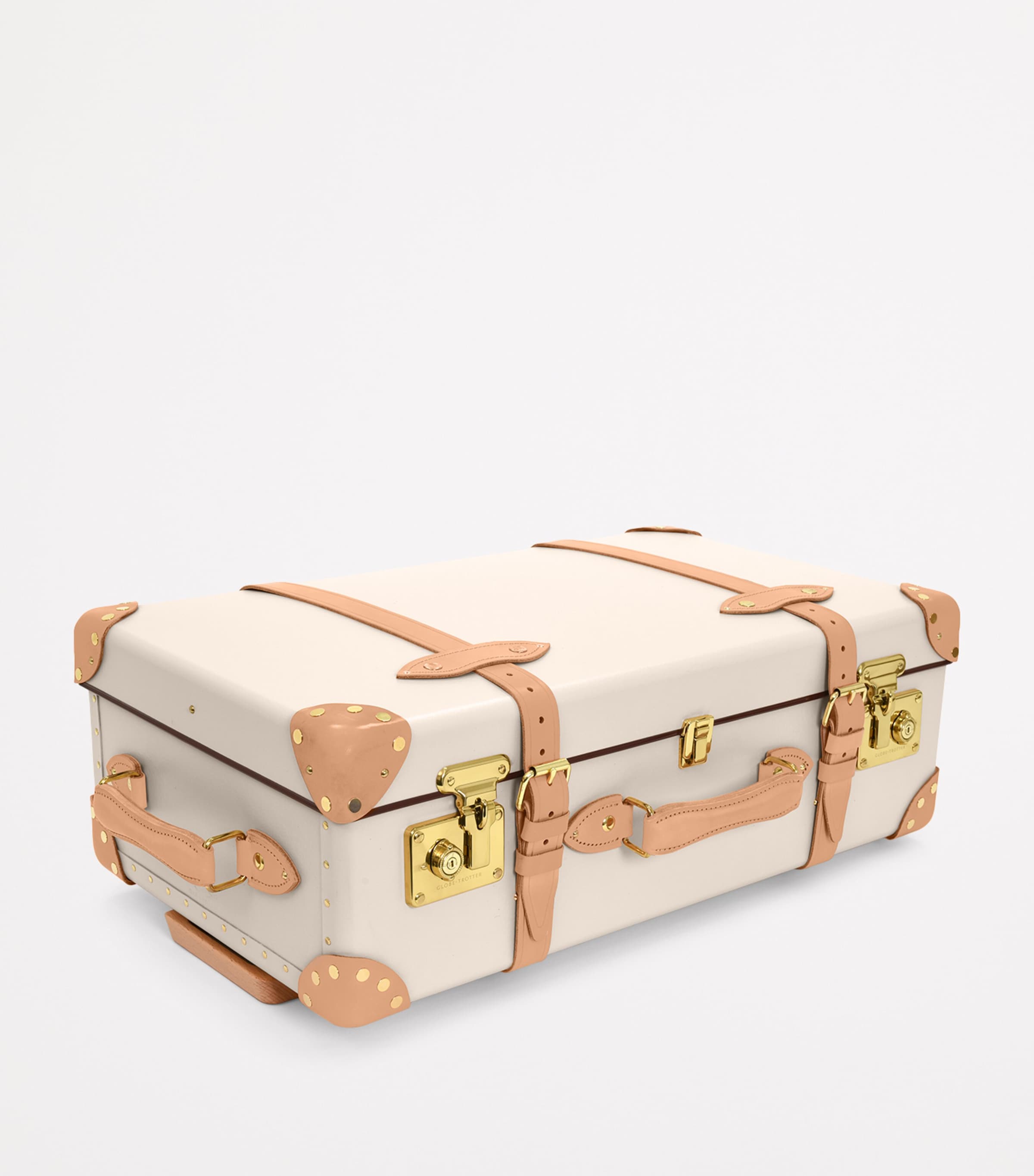 Globe-Trotter Ivory Medium Safari 2-Wheel Suitcase (71cm) Harrods UK