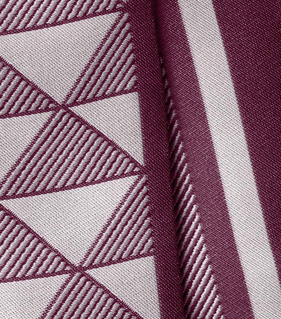 Silk Triangle Print Skinny Scarf F0203 Image 2