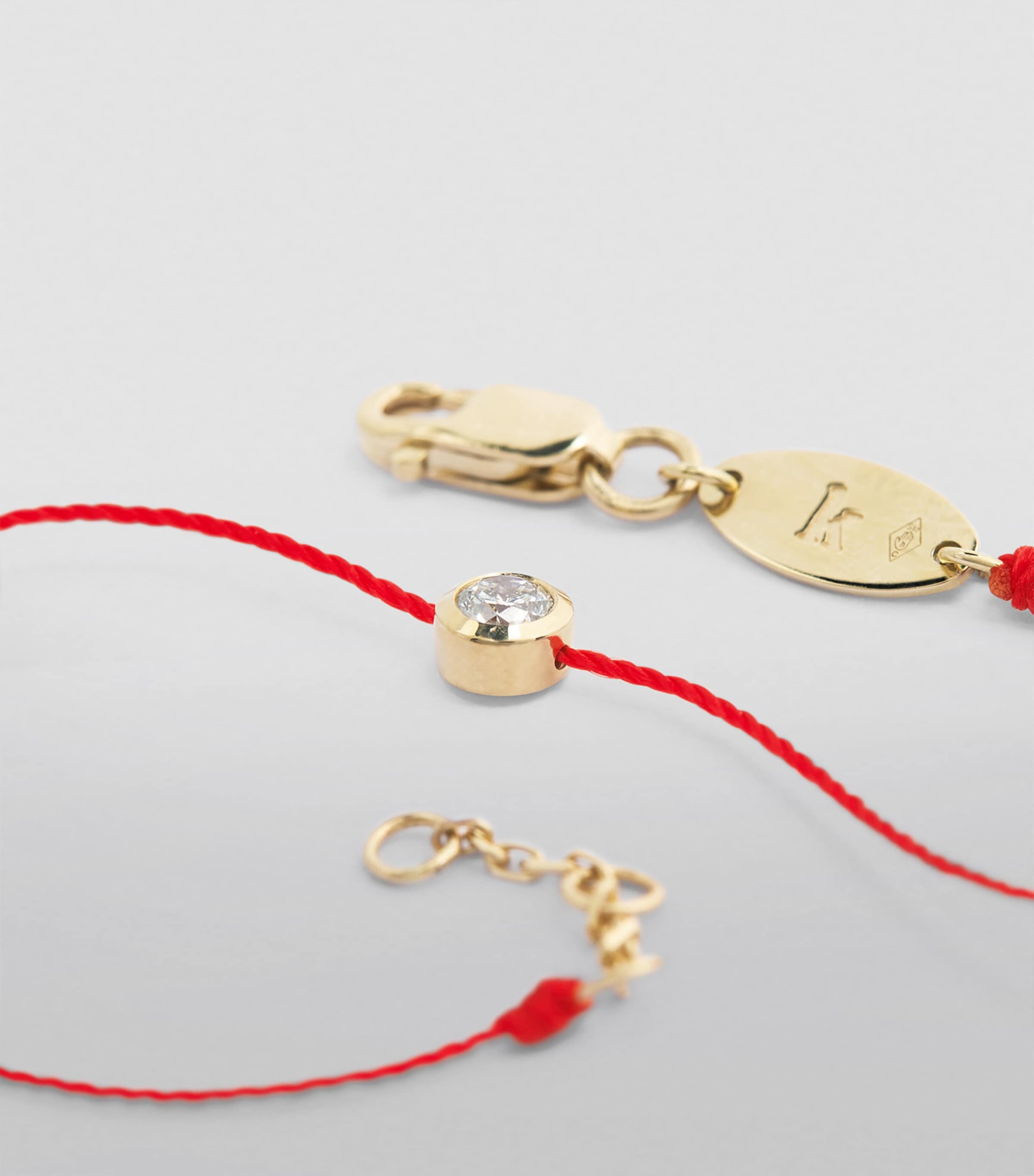 Yellow Gold and Diamond Pure Bracelet RED Image 4
