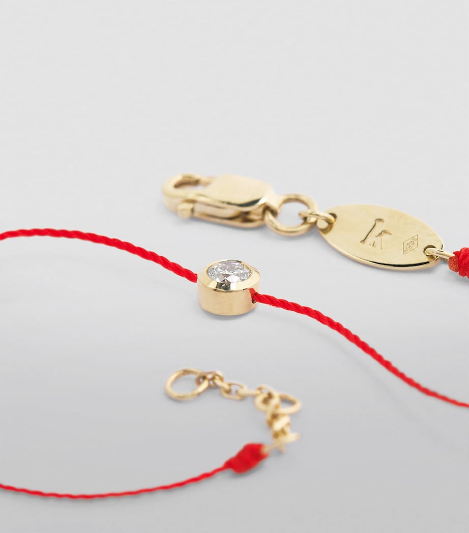 Yellow Gold and Diamond Pure Bracelet RED Image 4