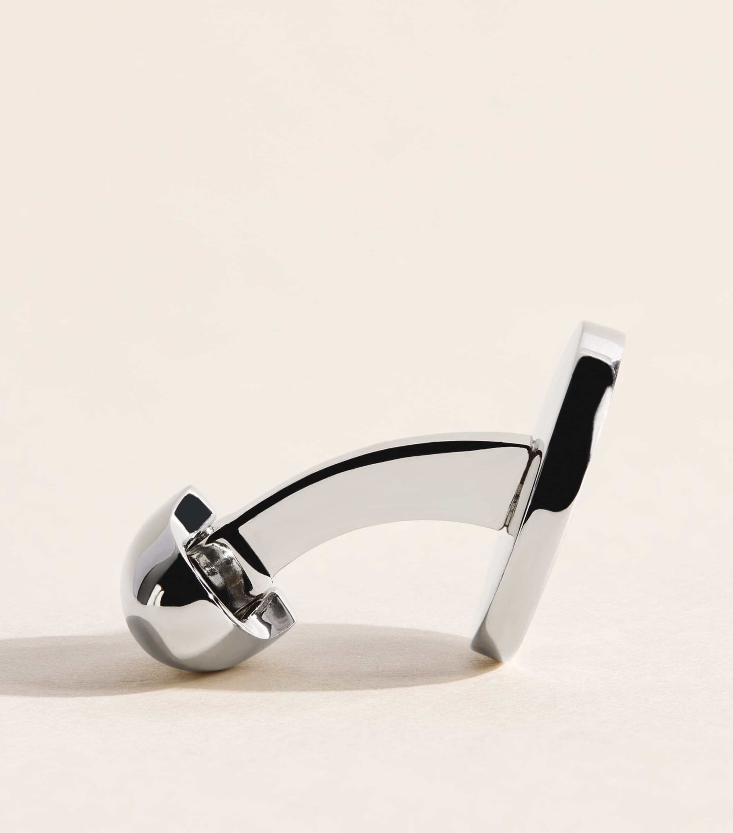 Babette Wasserman Crystal-Embellished Moondust Cufflinks Blue Image 4
