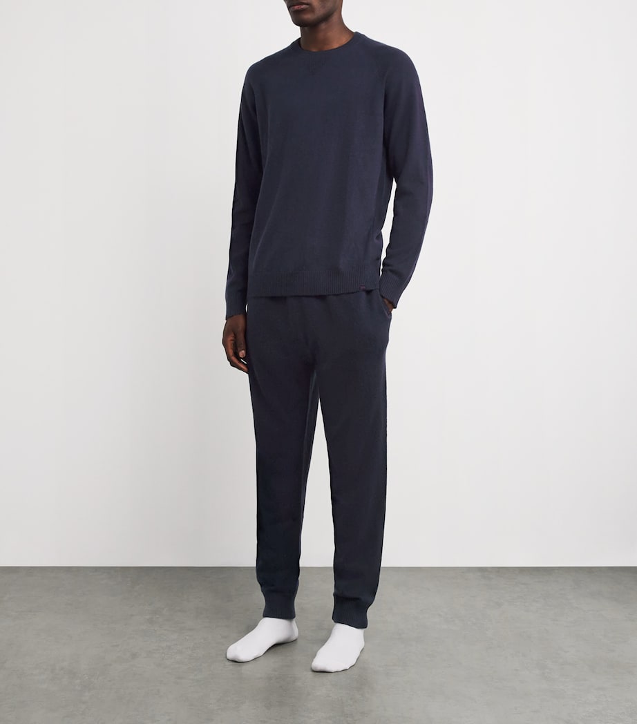Cashmere Finley Sweatpants NAVY Image 2