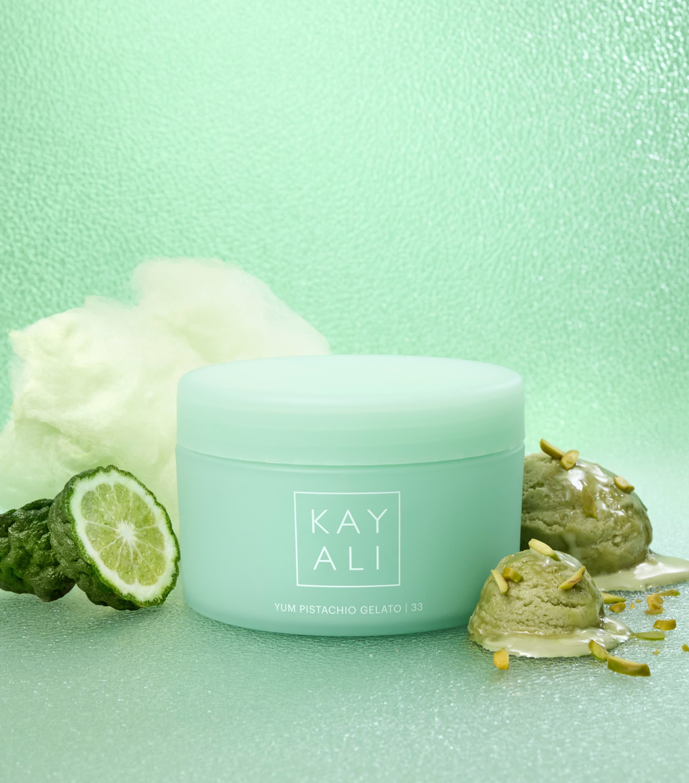 Kayali Yum Pistachio Gelato | 33 Silk Soufflé Body Cream (240g) Pistachio Image 2