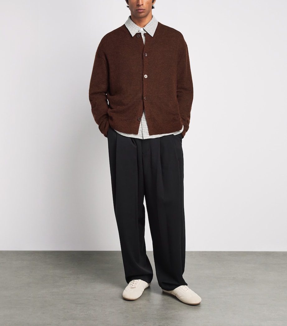 Studio Nicholson Mens Andres Cardigan Chestnut Image 2