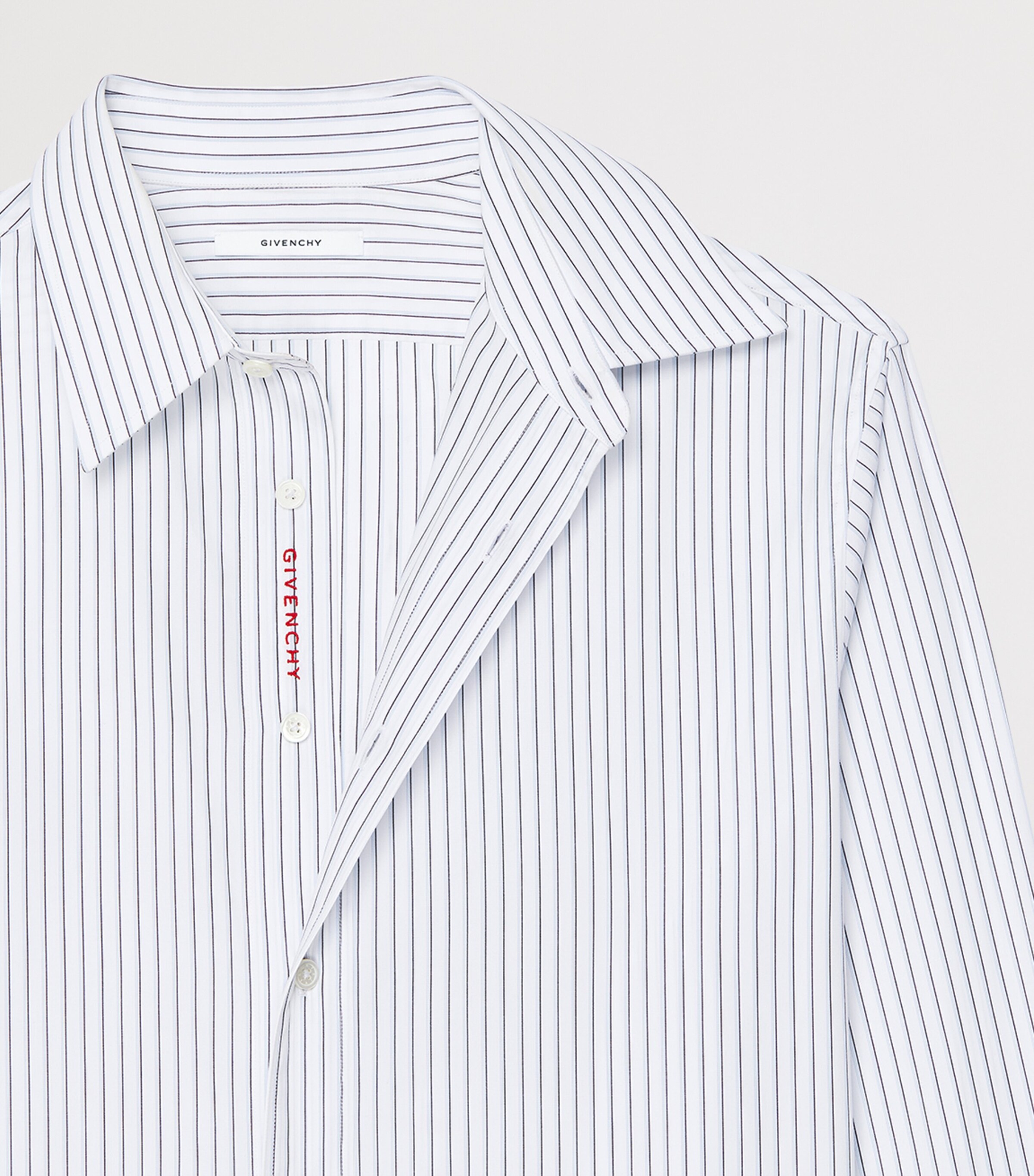 Givenchy Mens Cotton Stripe Shirt Image 4
