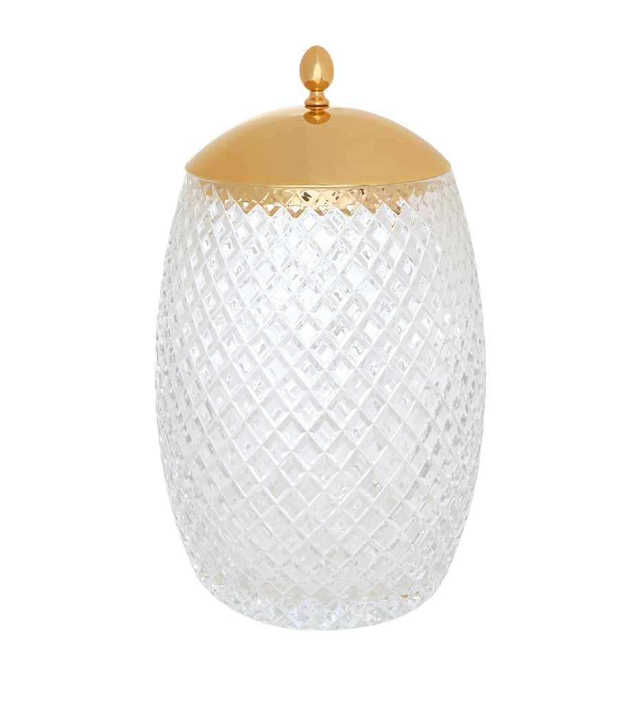 Bevelled Crystal Bin CLEAR Image 1