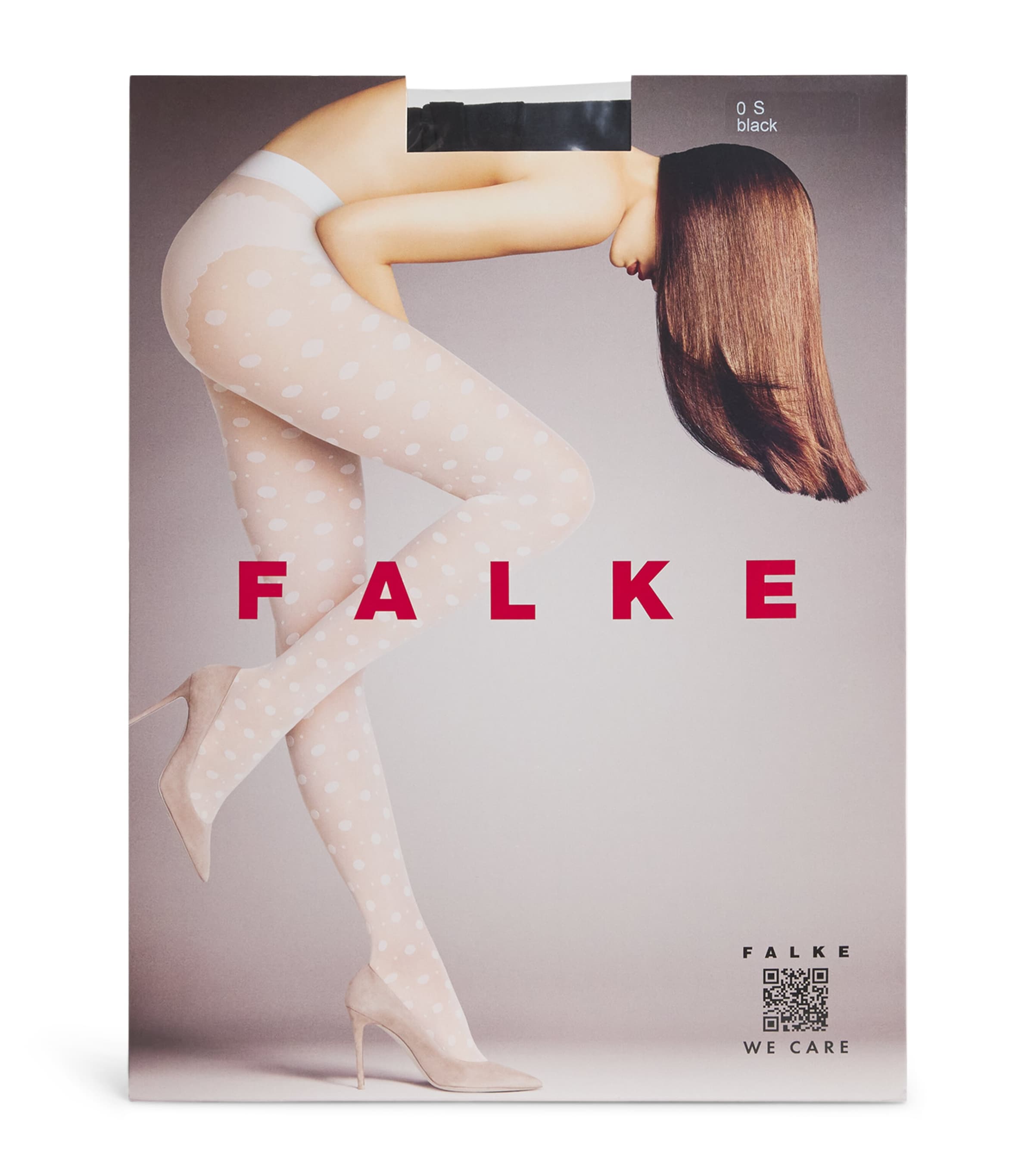 Falke Snow Dot Tights In Black