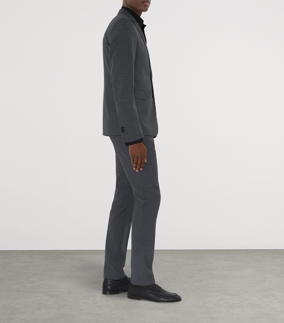 Wool Slim Blazer ROCK Image 3