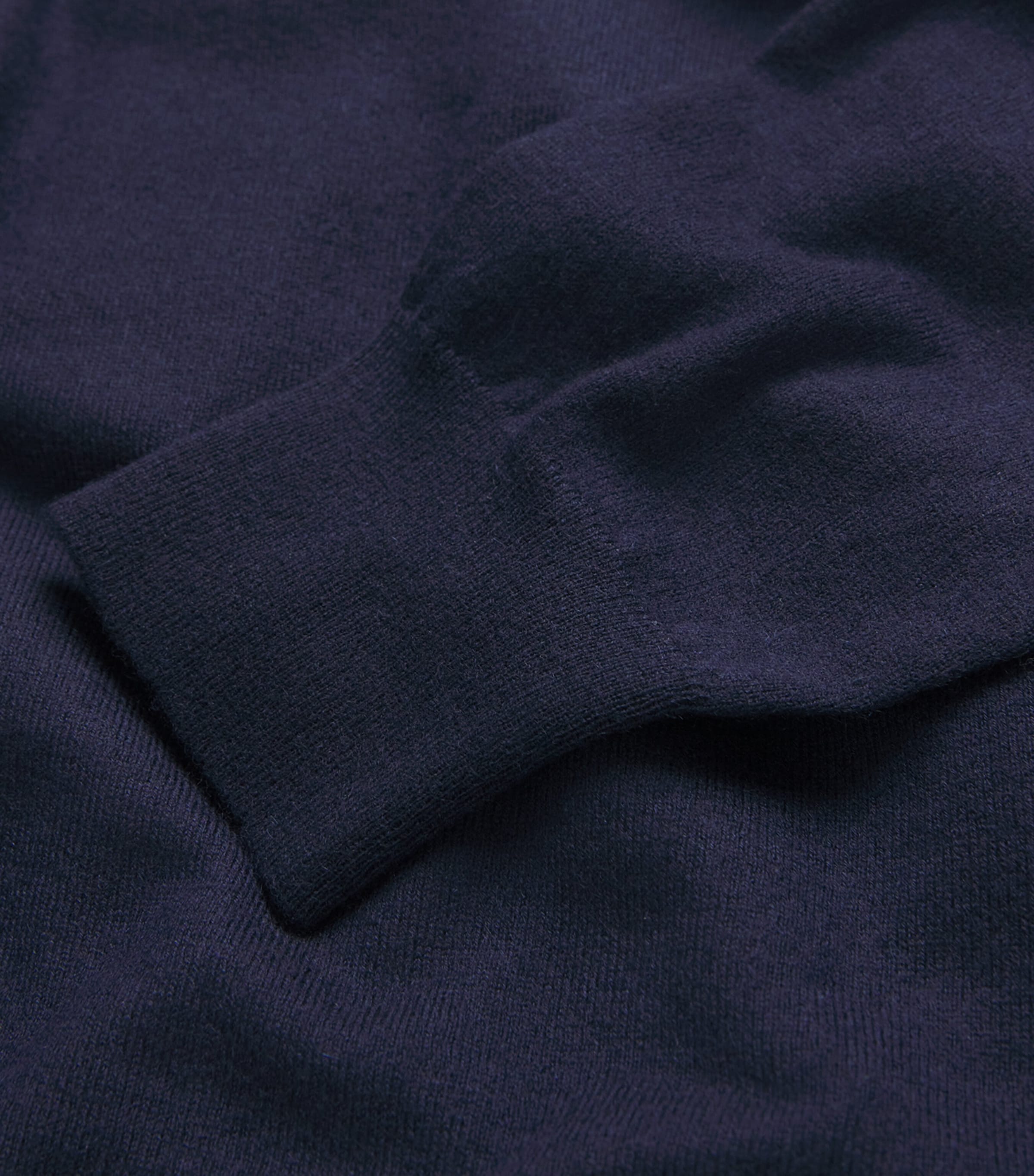 Cashmere Rollneck Sweater NAVY Image 5