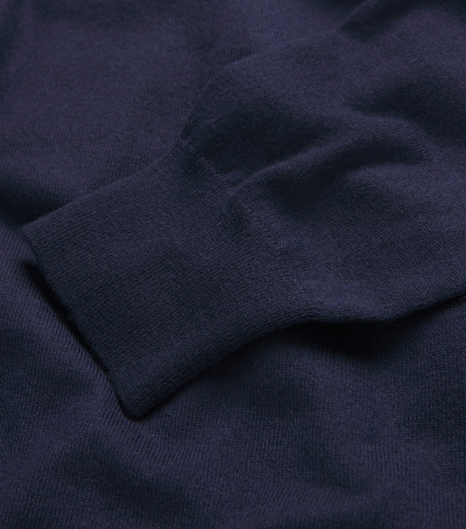 Cashmere Rollneck Sweater NAVY Image 5