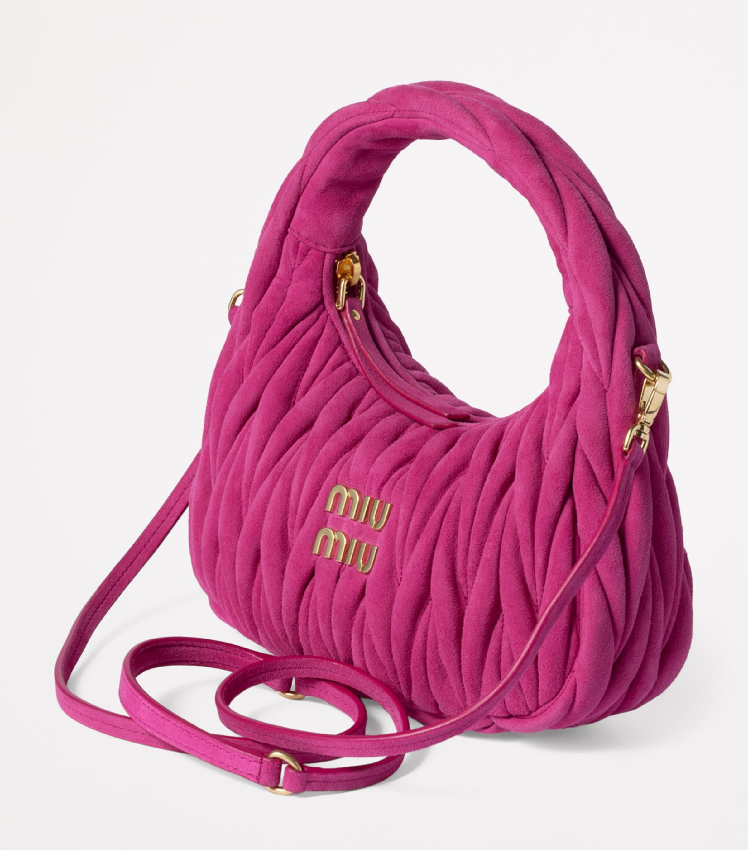 Matelassé Suede Wander Top-Handle Bag F0029 Image 2