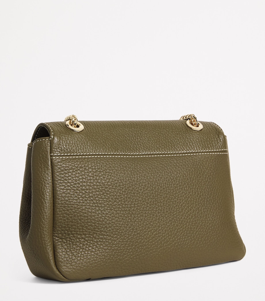 Mini Leather East-West Shoulder Bag 830 KHAKI Image 3
