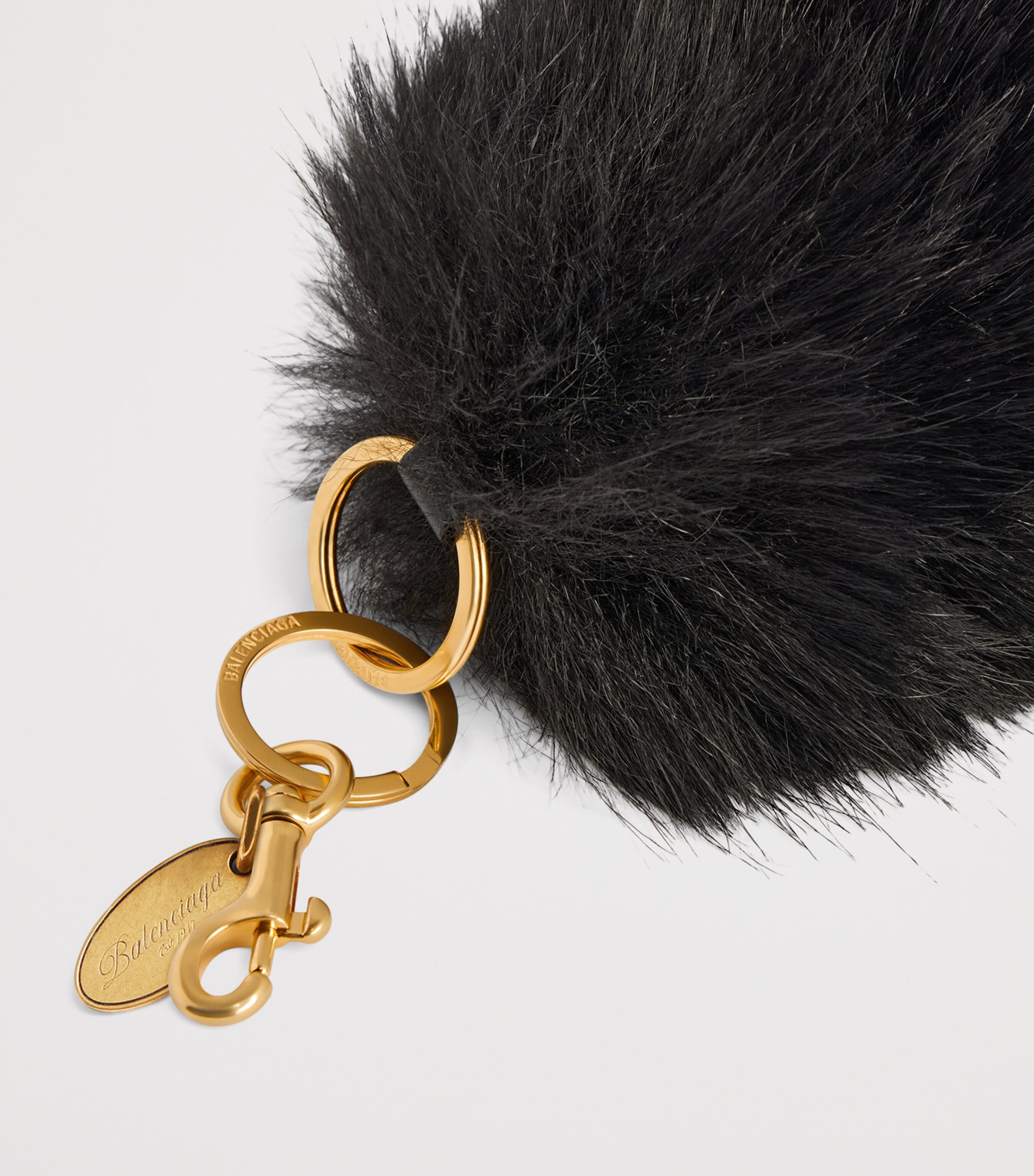 Balenciaga Fur Tail Bag Charm Image 3