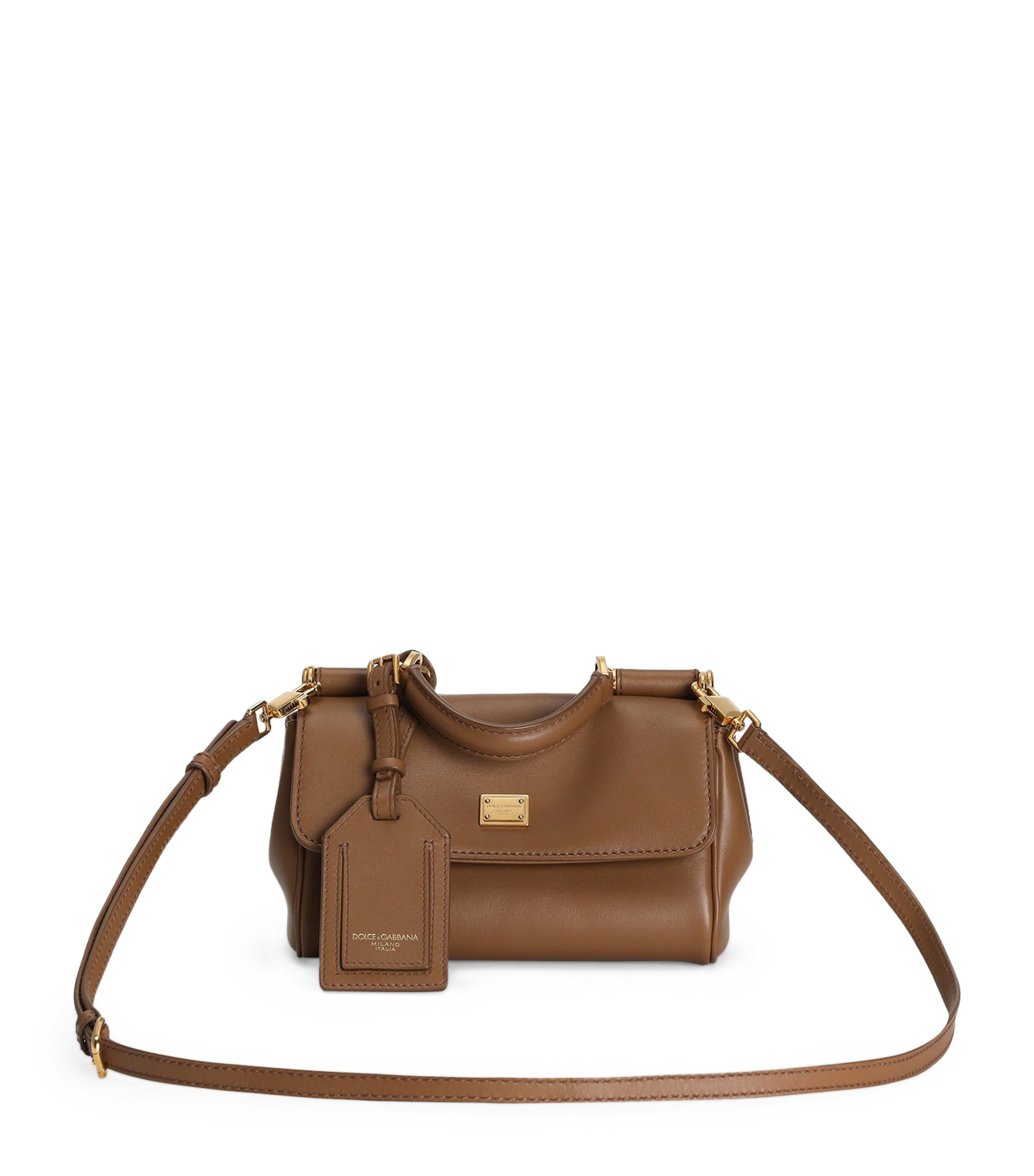Plongé Calfskin My Sicily Cross-Body Bag 8Z093-CARAMELLO Image 1