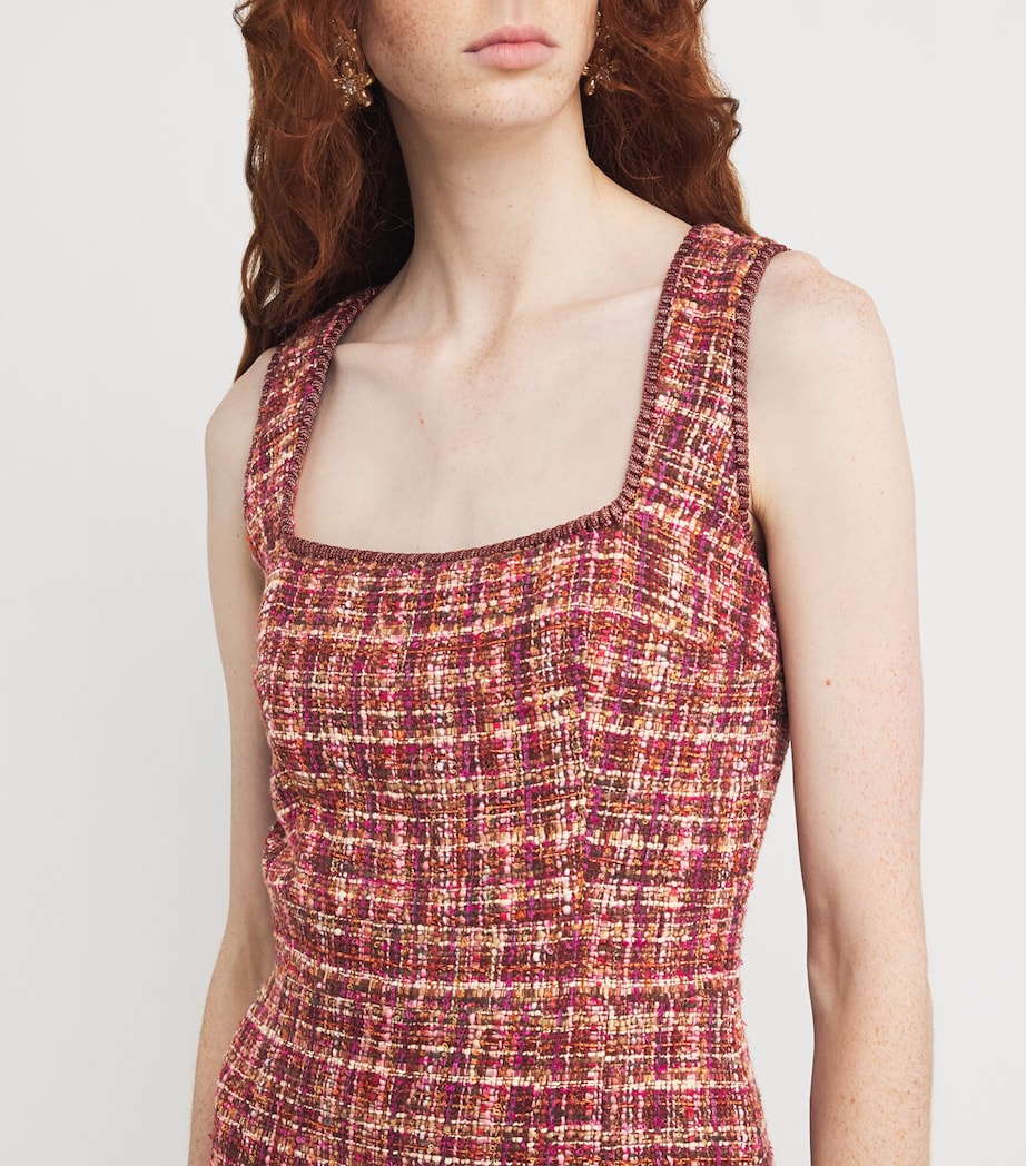 Tweed Tailored Midi Dress S9865 Image 6