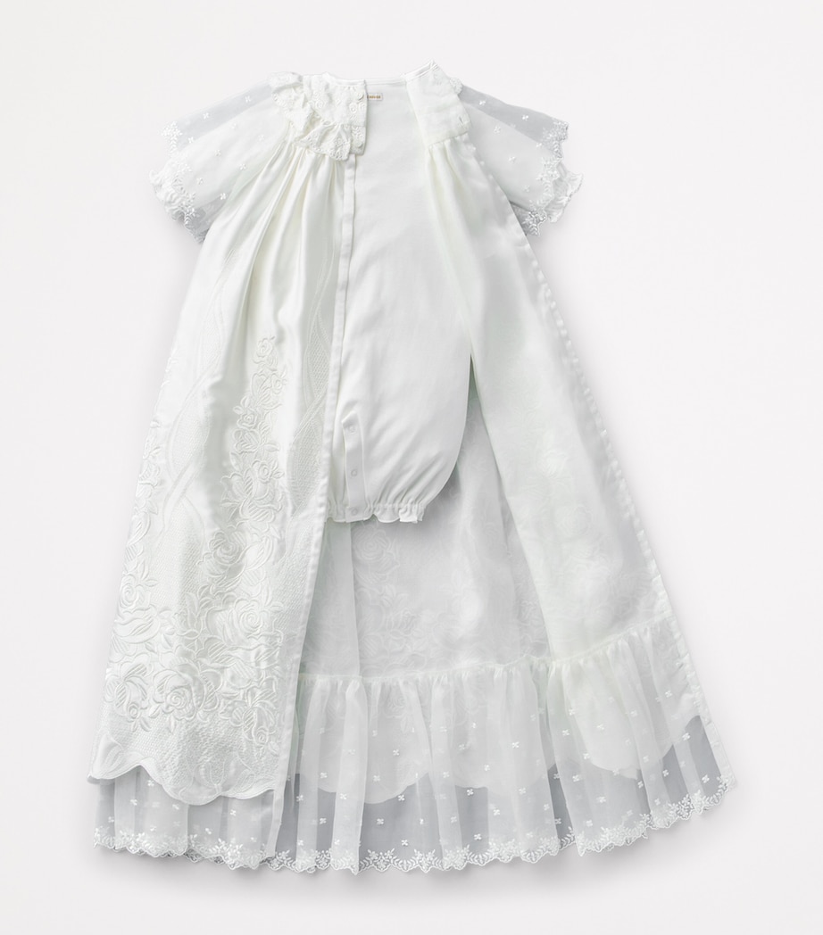 Miki House Silk Dress Set (Newborn-3 Months) Image 7