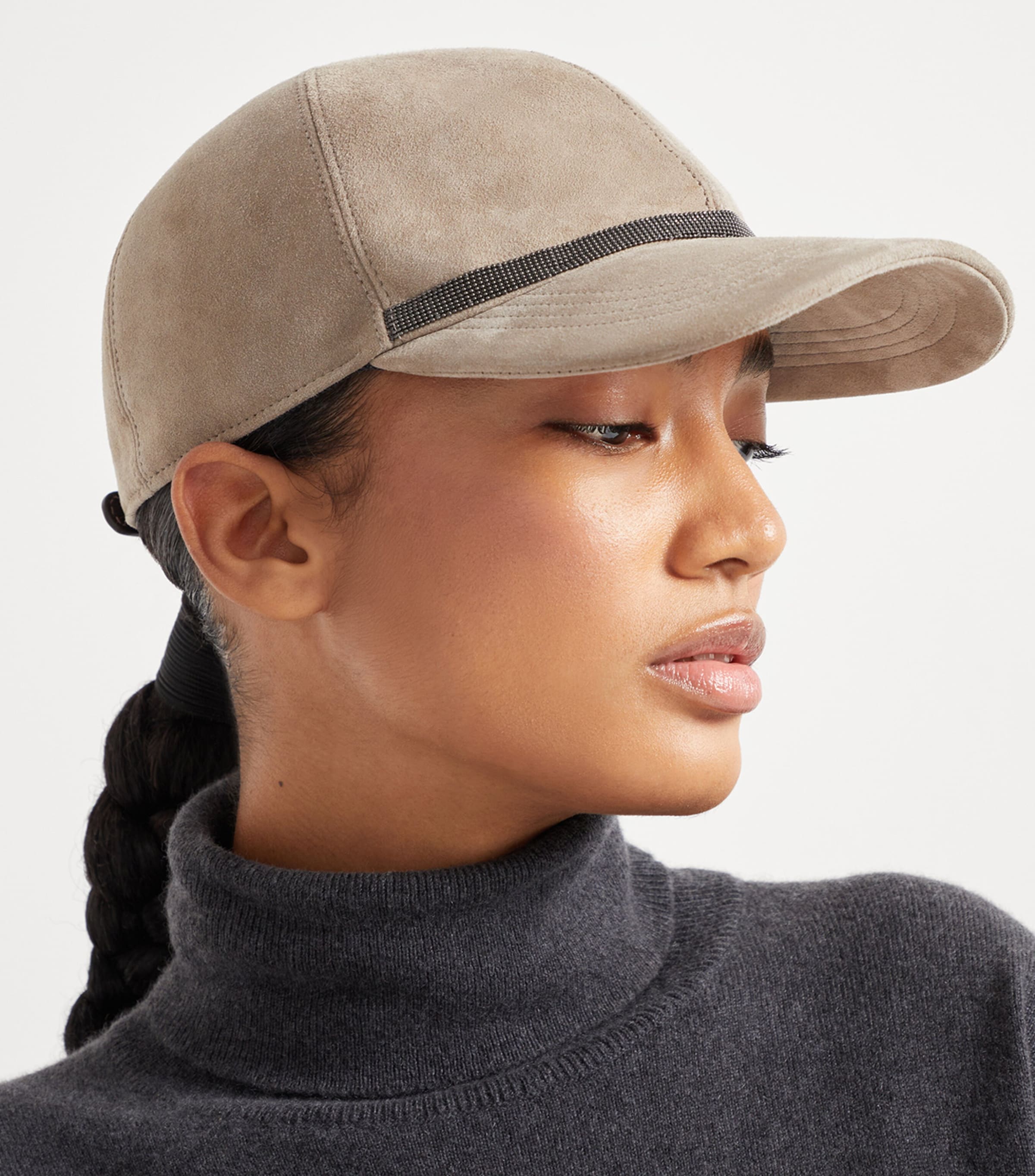 Suede Baseball Cap C5859 Image 3