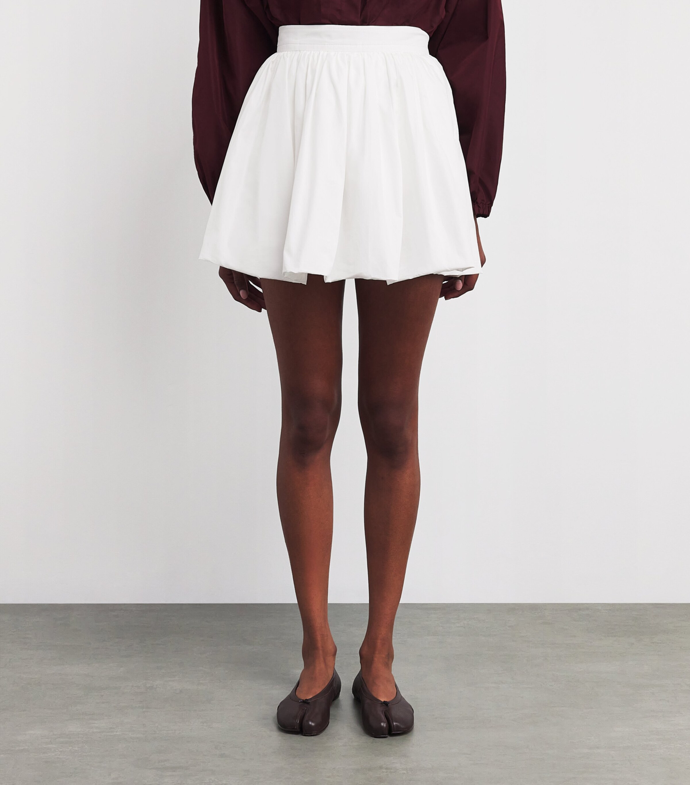 Patou White Cotton Bloomer Mini Skirt | Harrods UK