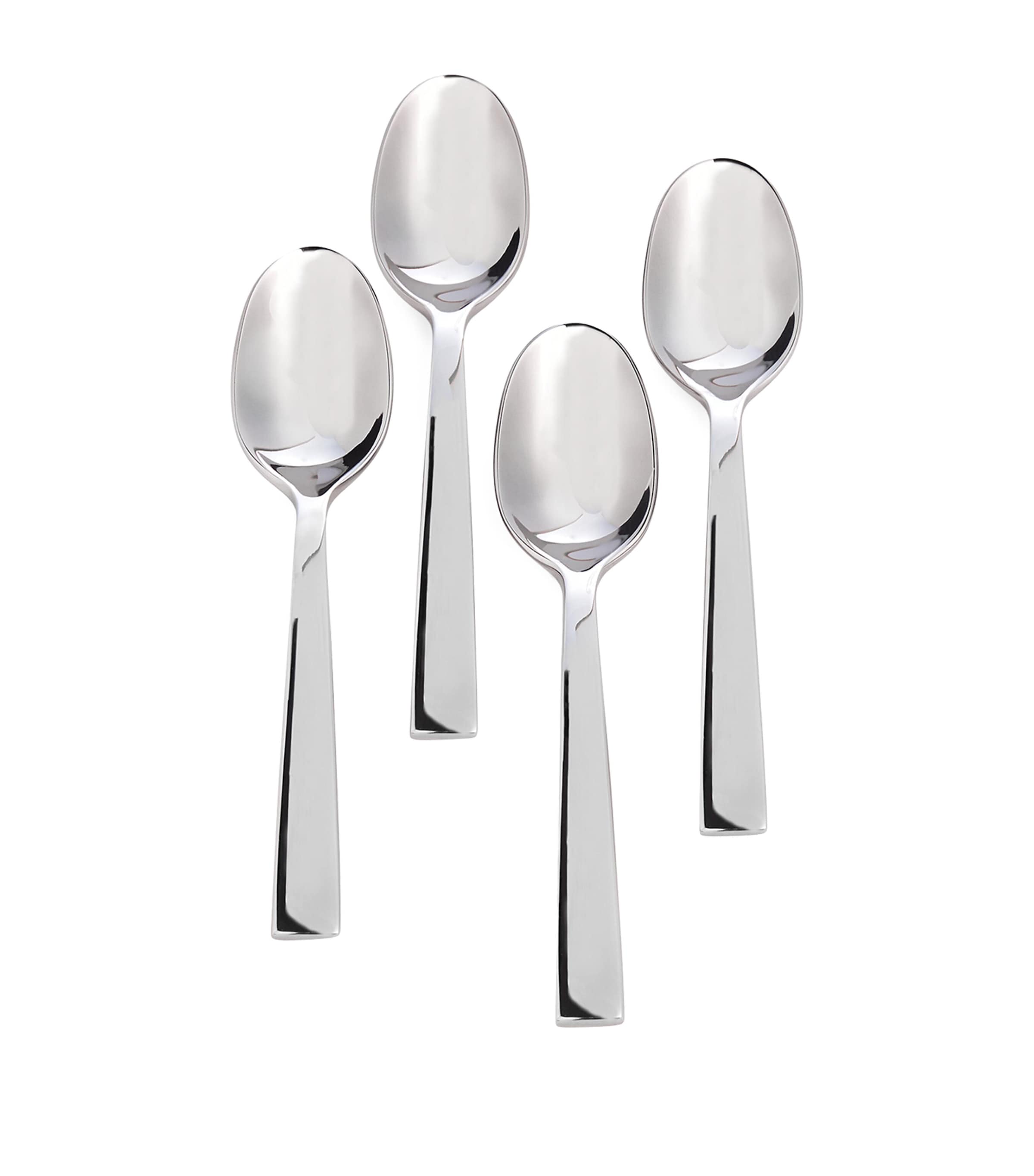 Polo Ralph Lauren Titanium Academy Demitasse Spoons In Silver