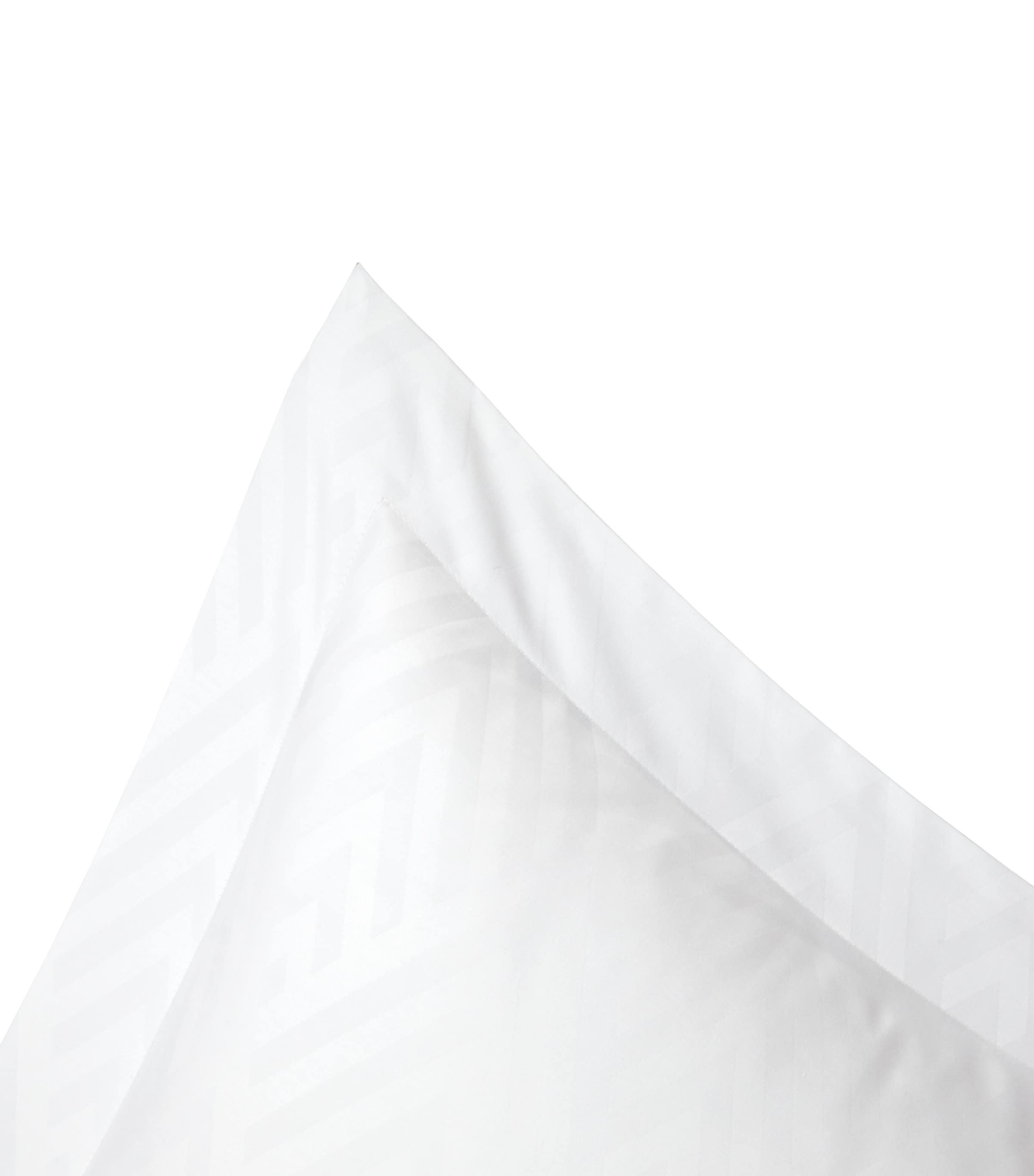 Penthouse White Square Oxford Sham Pillowcase (65cm x 65cm) WHITE Image 6