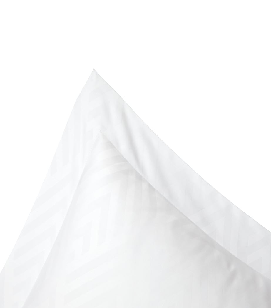 Penthouse White Square Oxford Sham Pillowcase (65cm x 65cm) WHITE Image 6