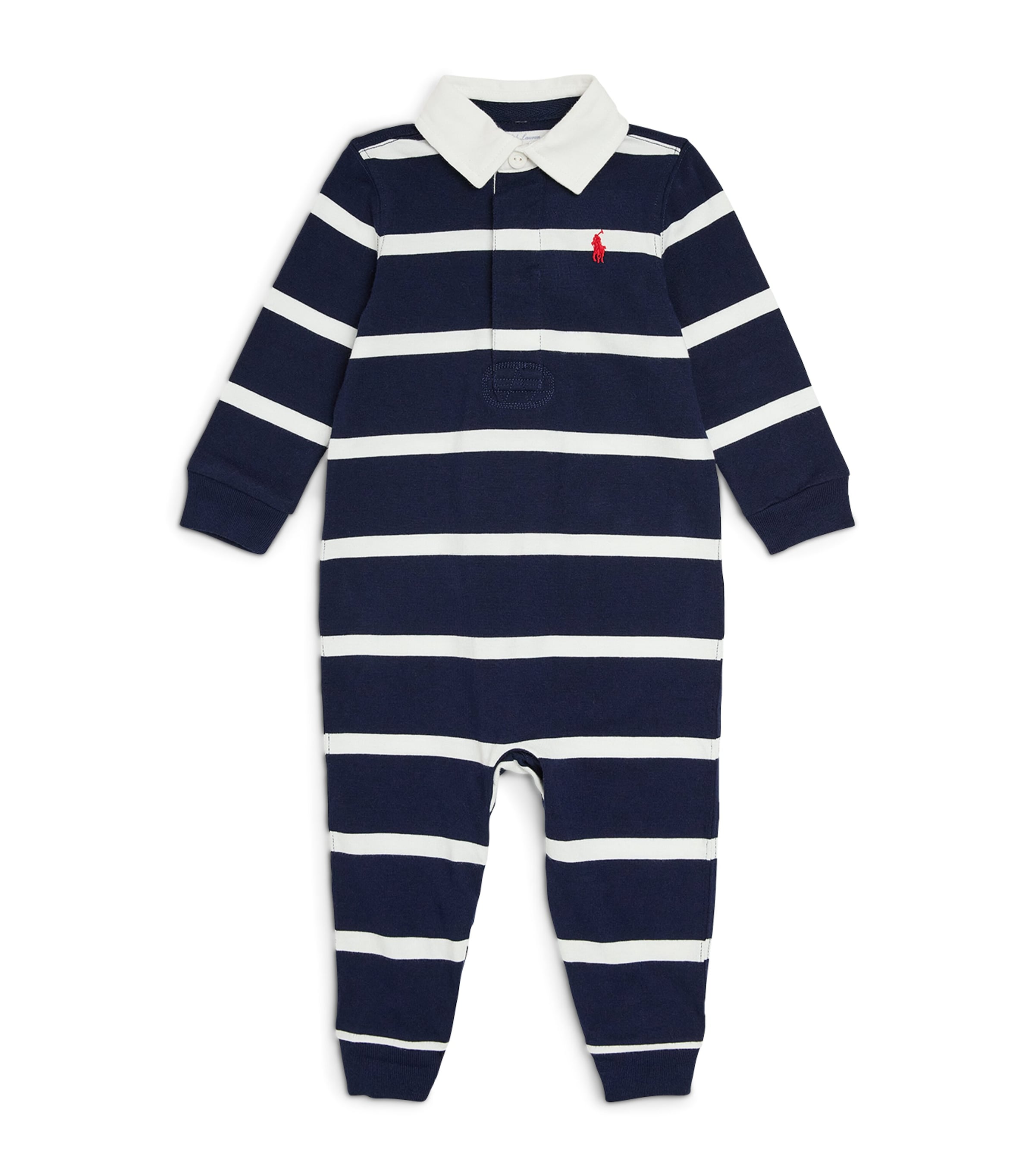 Ralph Lauren Kids' Striped All-in-one In Blue