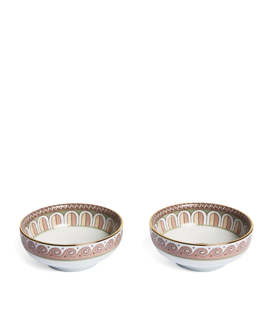 Set of 2 Napoli Snack Bowls (13cm) DUSTY PINK Image 1