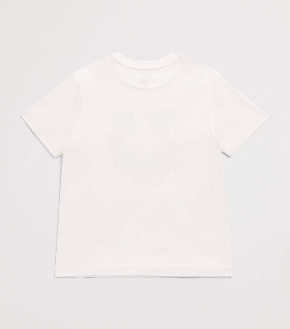 Ralph Lauren Kids Cotton Graphic T-Shirt (2-7 Years) White Image 2