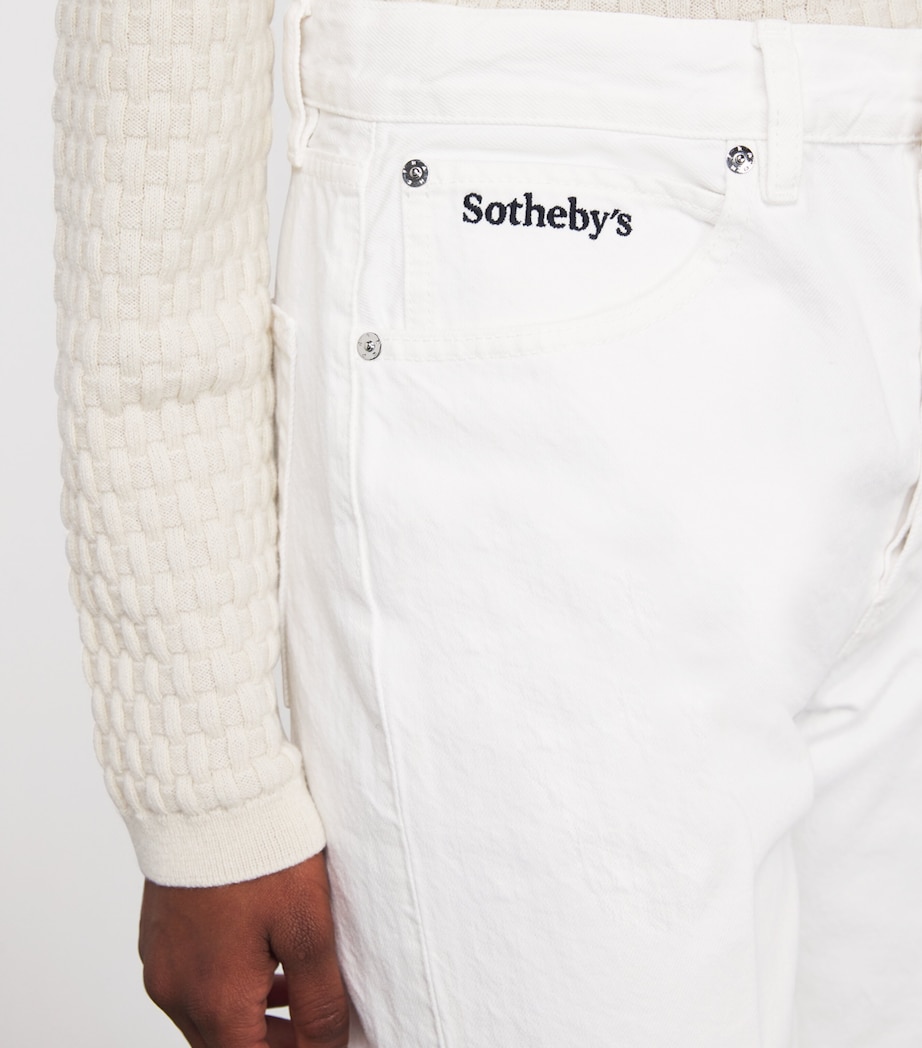 x Sotheby's Vertical Jeans WHITE Image 6