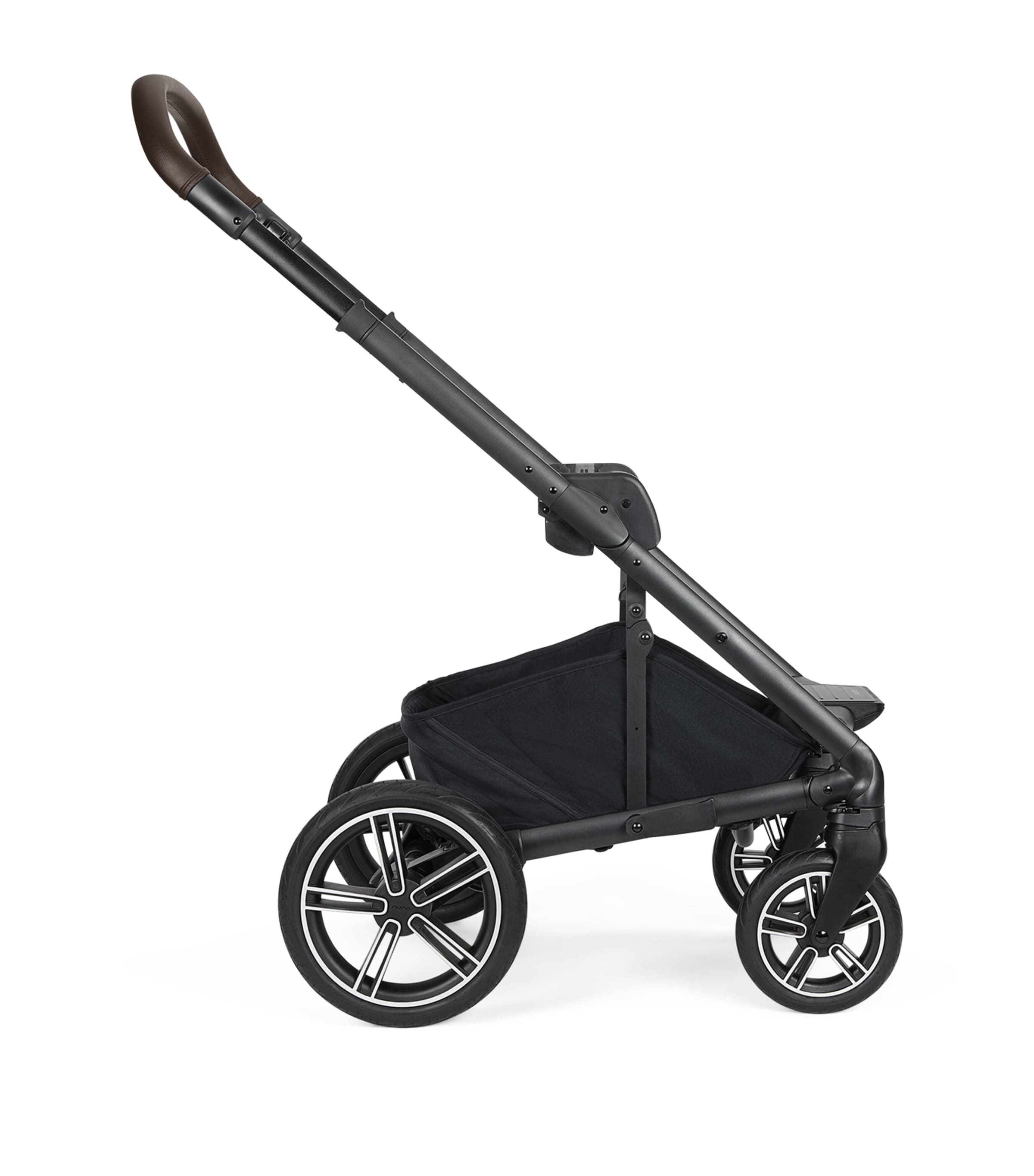 Nuna MIXX Next Stroller and Carry Cot, ARRA Flex Car Seat and BASE Curv Bundle Chateaux Image 9