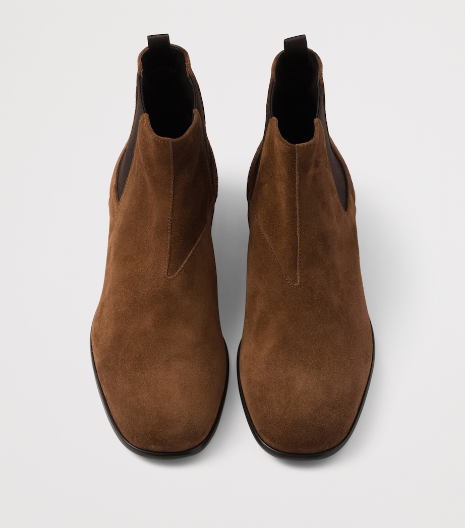 Suede Chelsea Boots F0324 Image 3