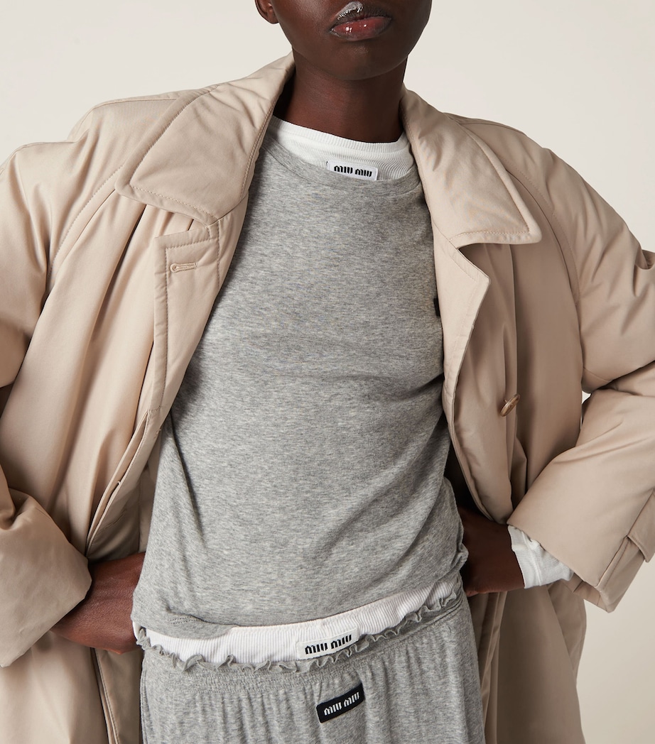 Cotton Logo T-Shirt F0031 Image 4