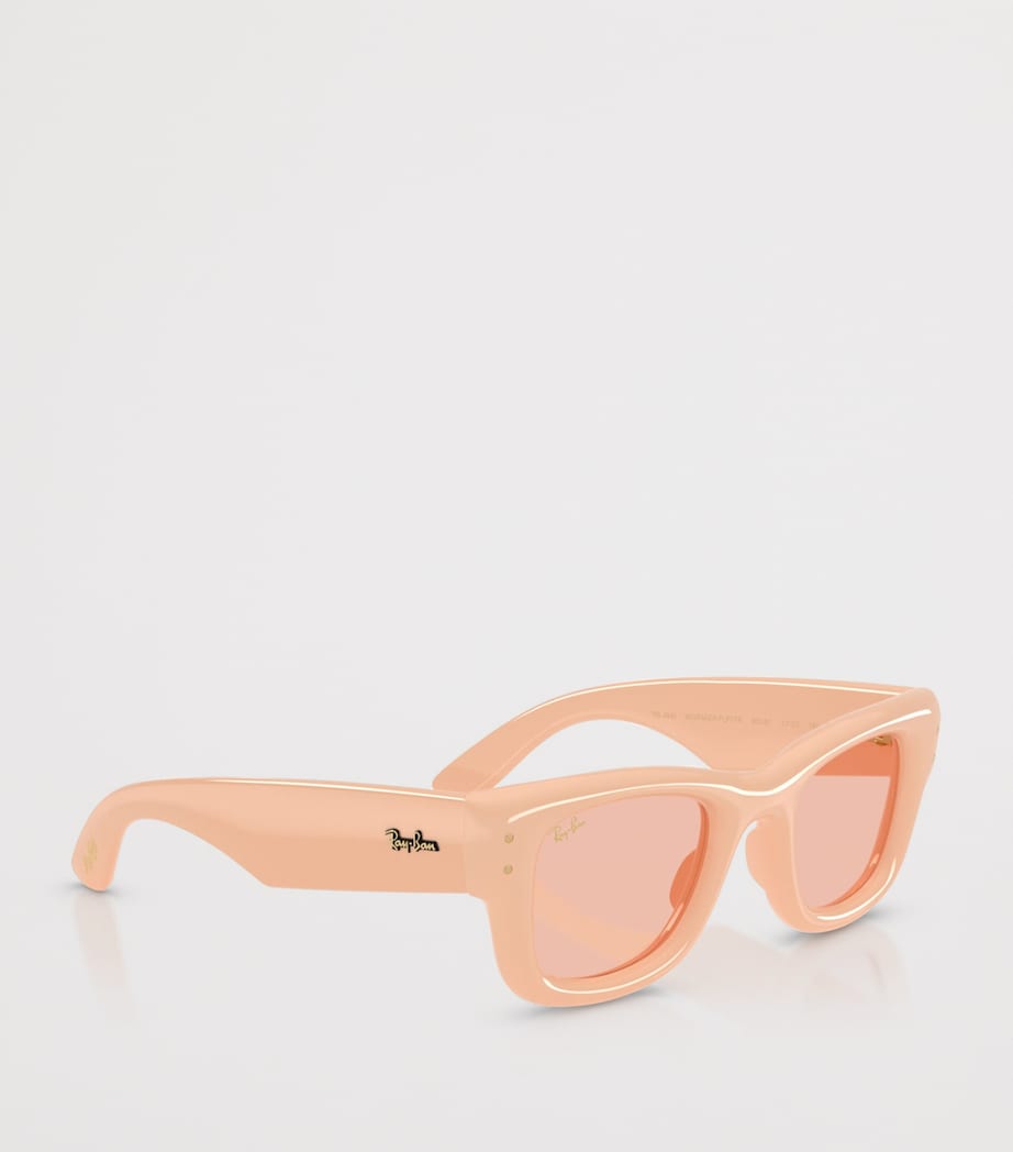 Ray-Ban Wayfarer Puffer Sunglasses Beige Image 6